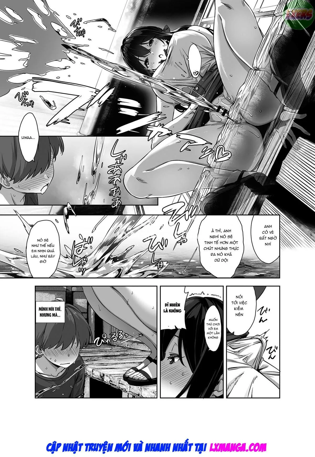 HentaiVN.net - Ảnh 35 - Natsu to Inaka to Yuuwaku shite kuru Dekkai Oshiego - Oneshot