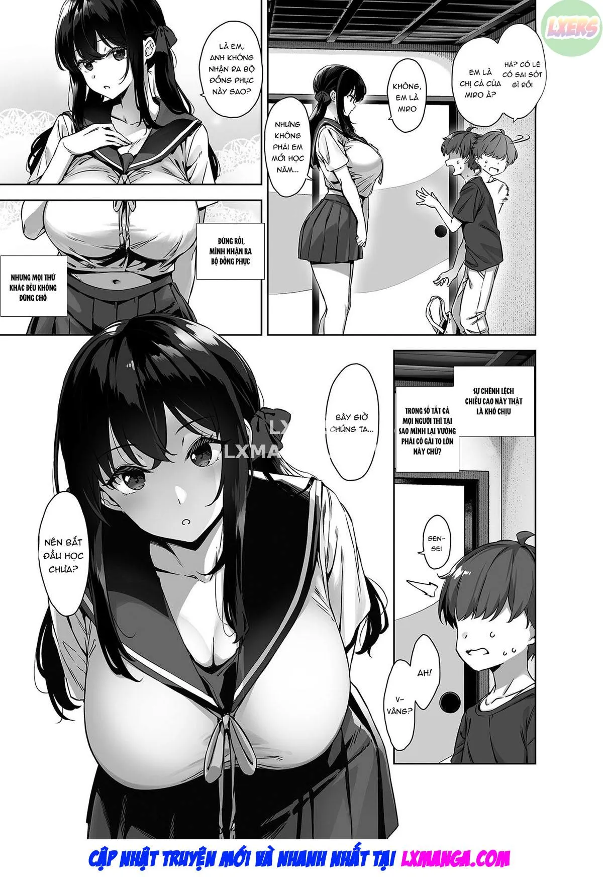 HentaiVN.net - Ảnh 7 - Natsu to Inaka to Yuuwaku shite kuru Dekkai Oshiego - Oneshot