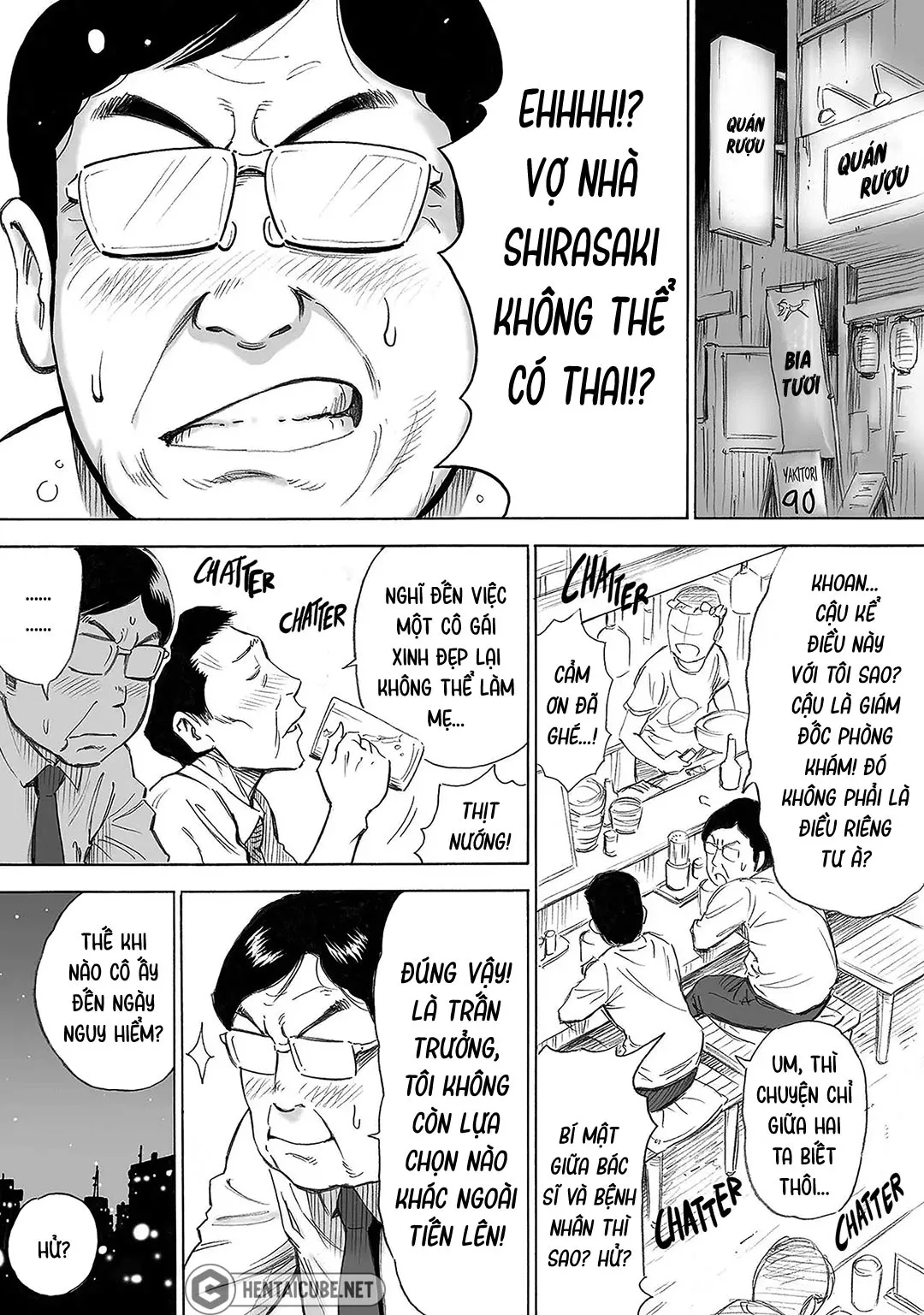 HentaiVN.net - Ảnh 5 - Toàn thị trấn giúp một người vợ có thai [Aka-chan ga Hoshii Hitozuma o Chounai Minna de Haramaseyou; Let The Whole Town Impregnate A Wife Who Wants A Child] - Chap 1