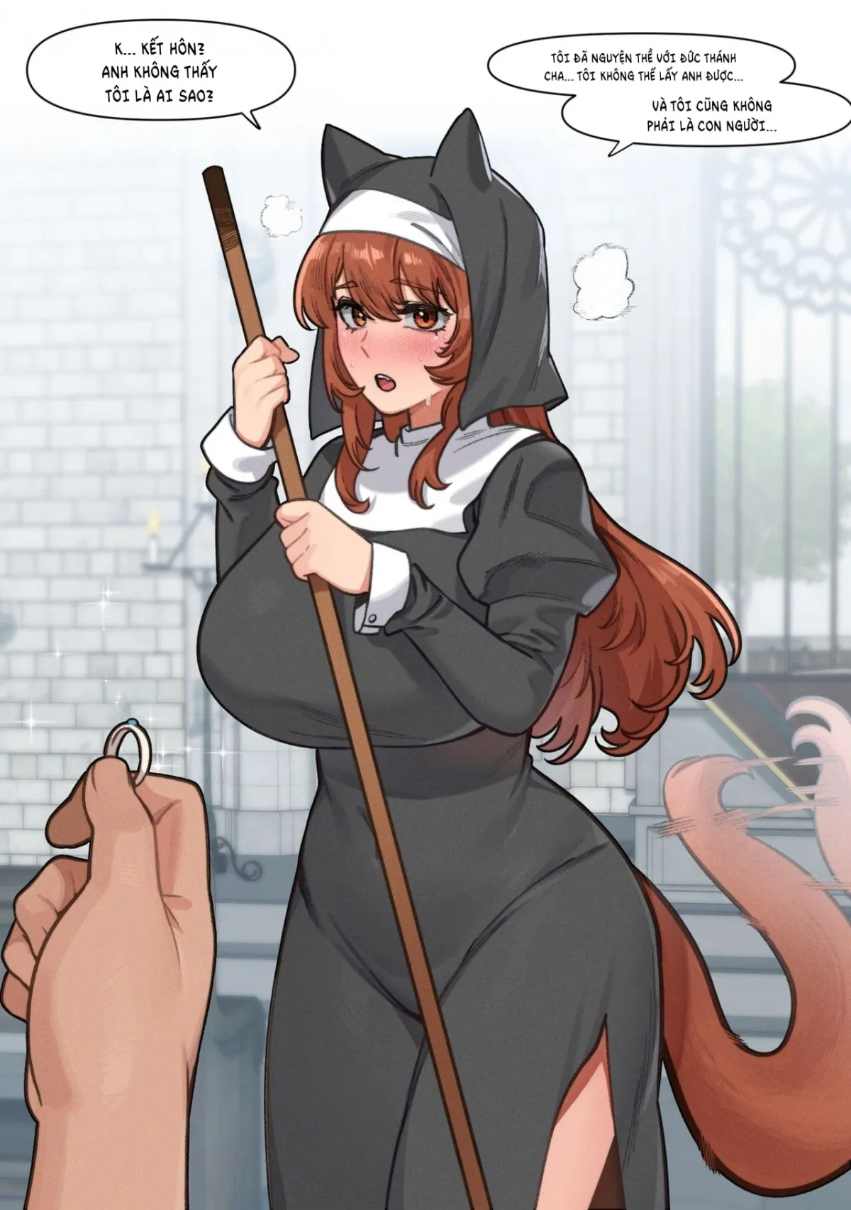 HentaiVN.net - Ảnh 2 - Wolf Nun - Oneshot