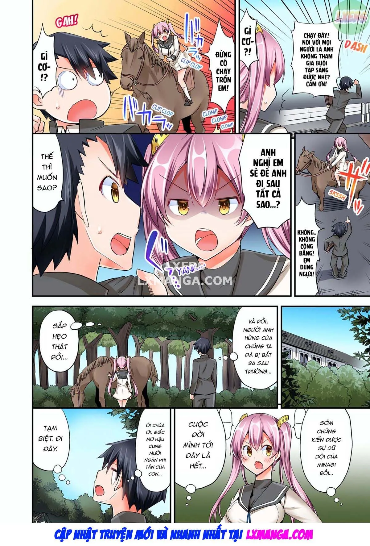 HentaiVN.net - Ảnh 54 - Jouba Joshi ni Kijouraretai tsu! [Cowgirl's Riding-Position Makes Me Cum] - Chap 1