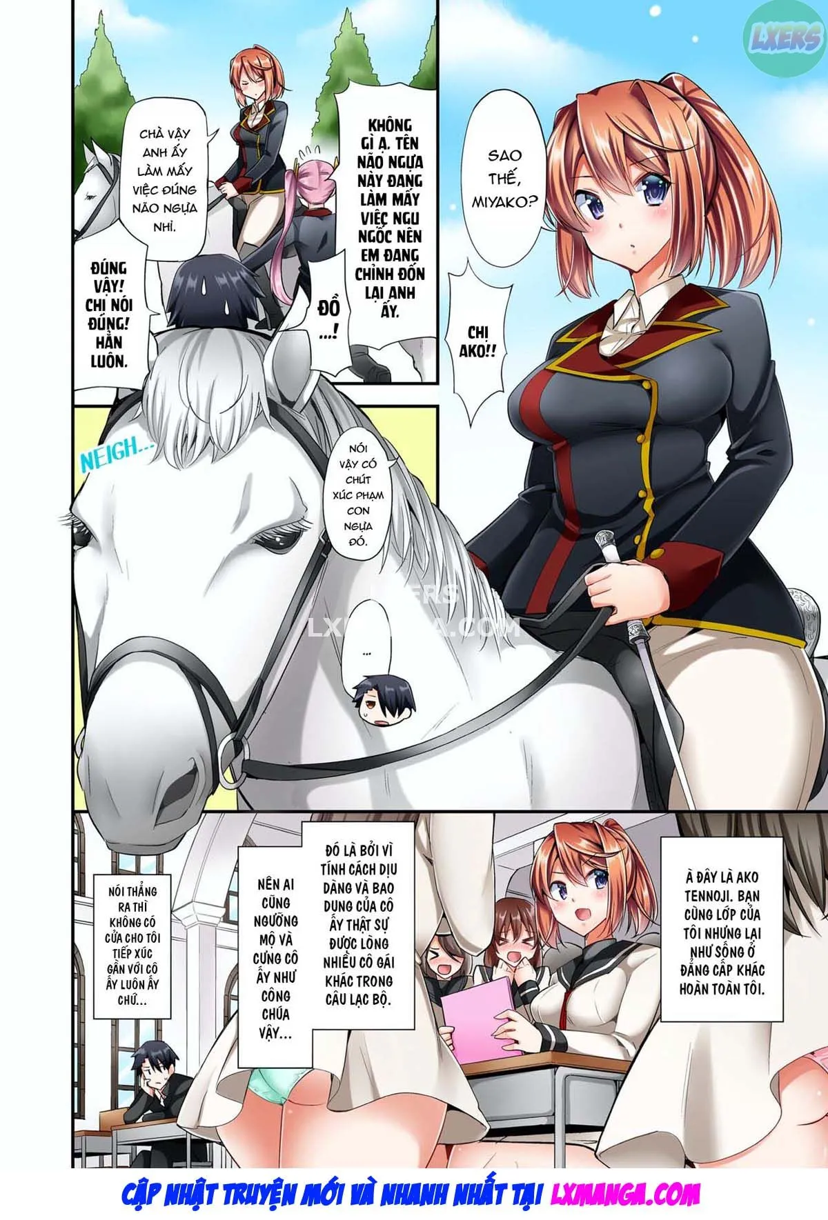 HentaiVN.net - Ảnh 8 - Jouba Joshi ni Kijouraretai tsu! [Cowgirl's Riding-Position Makes Me Cum] - Chap 1