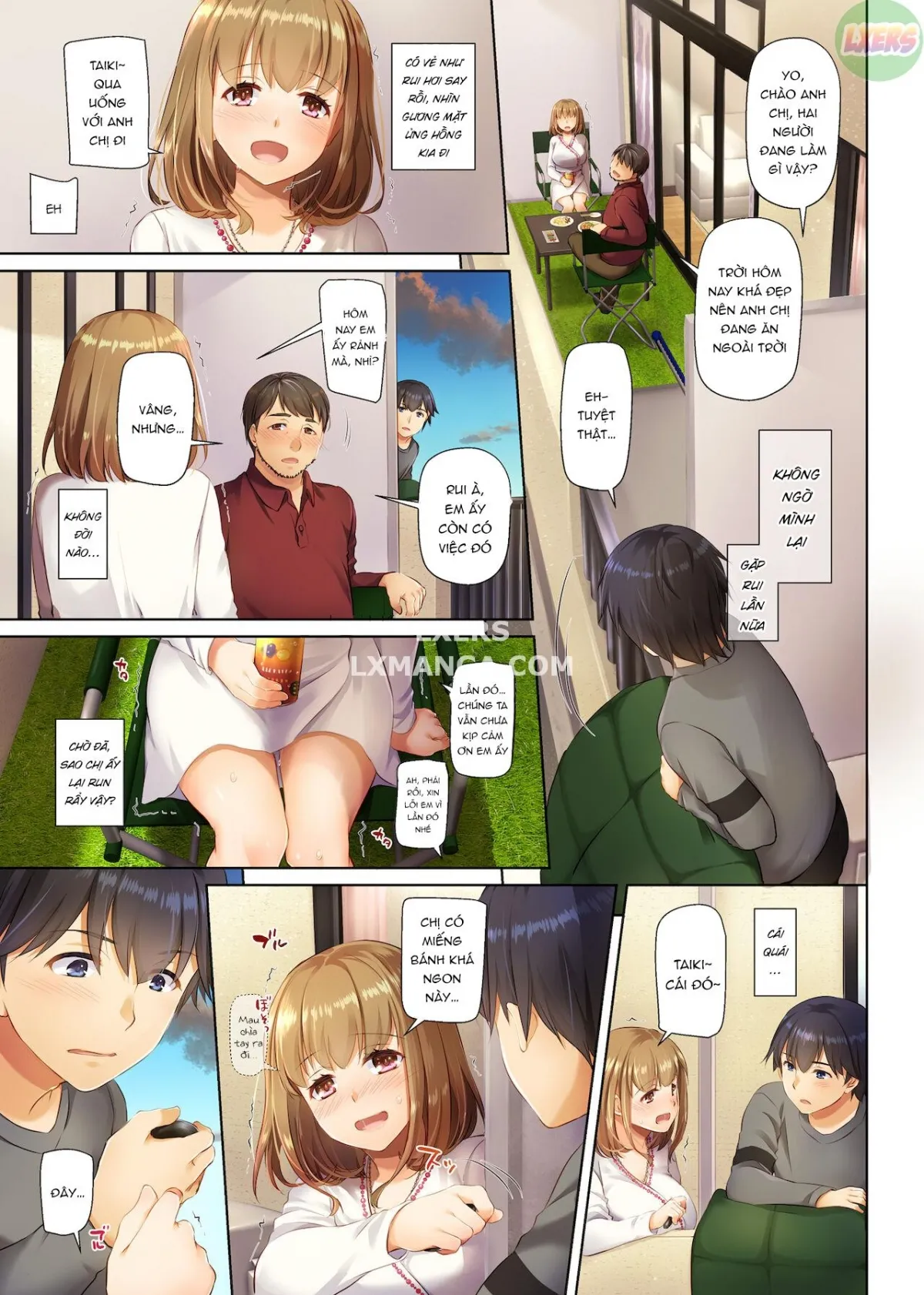 HentaiVN.net - Ảnh 70 - Hitozuma Osananajimi to Hitonatsu no Dekigoto [人妻幼馴染とひと夏のできごと] - Chap 3