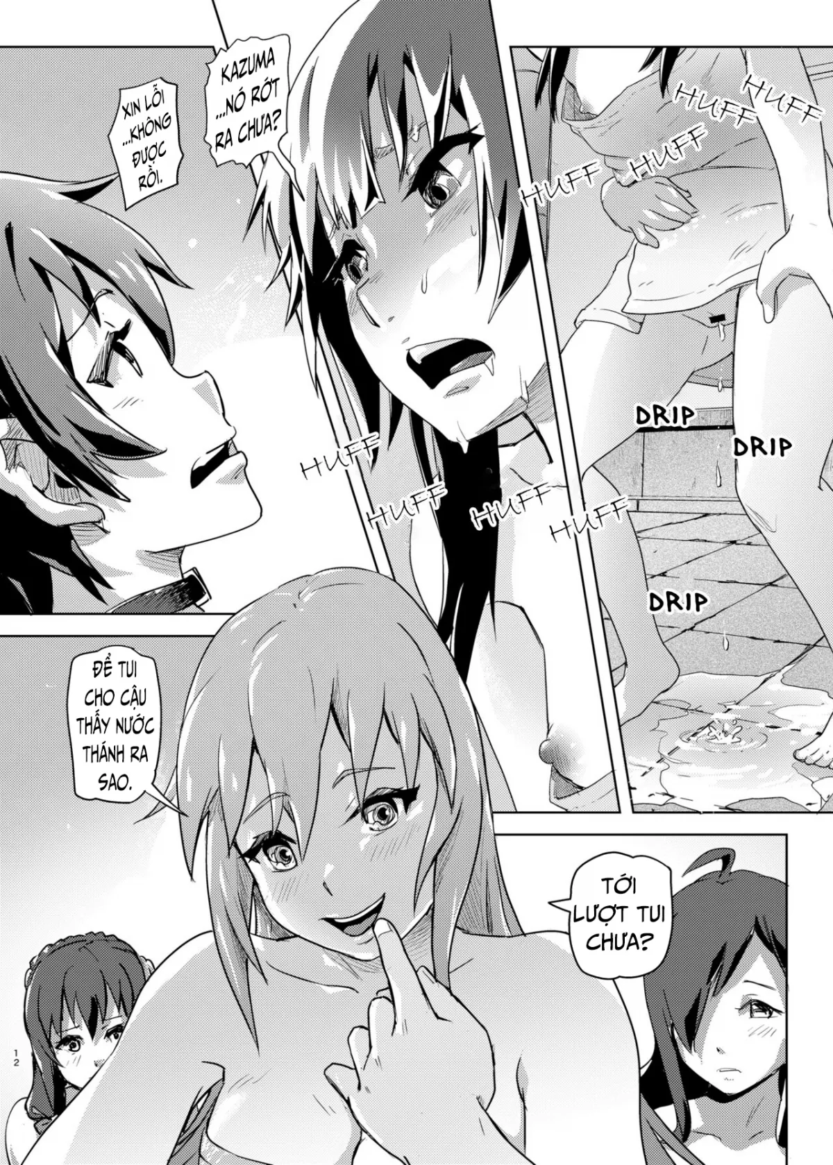 HentaiVN.net - Ảnh 11 - Kazuma và Cái Vòng Thắt Cổ [Kono Suarashii Choker ni ; To This Wonderful Choker] - Chap 1