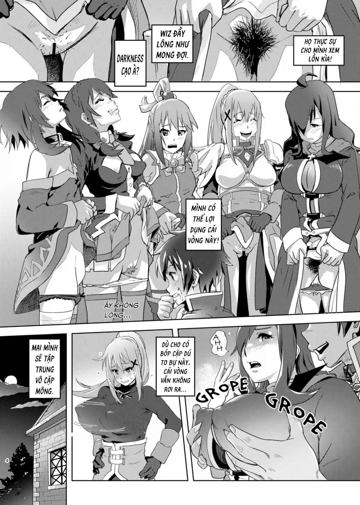HentaiVN.net - Ảnh 3 - Kazuma và Cái Vòng Thắt Cổ [Kono Suarashii Choker ni ; To This Wonderful Choker] - Chap 1