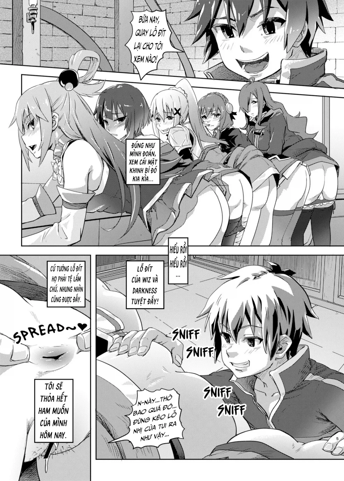 HentaiVN.net - Ảnh 4 - Kazuma và Cái Vòng Thắt Cổ [Kono Suarashii Choker ni ; To This Wonderful Choker] - Chap 1