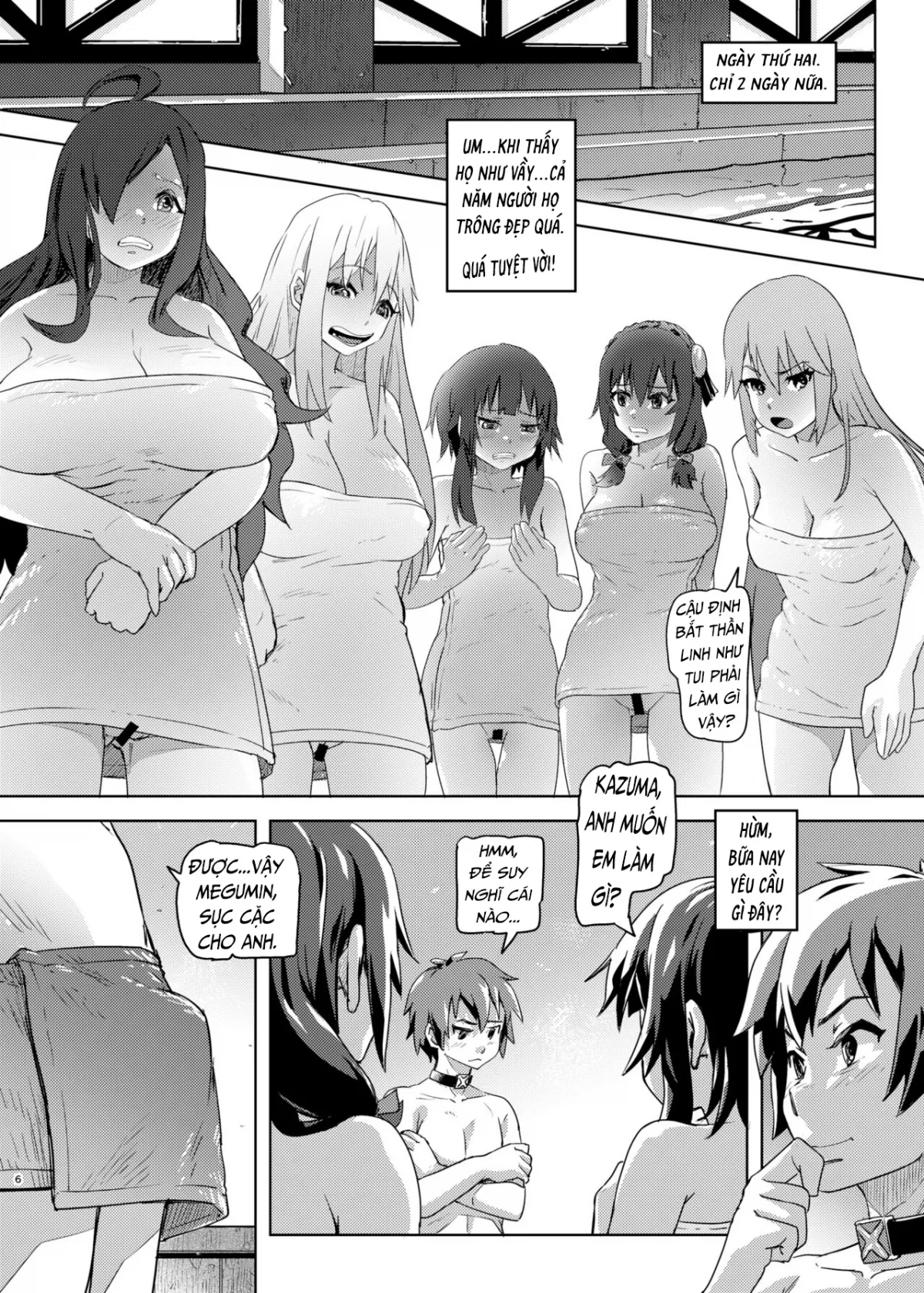 HentaiVN.net - Ảnh 5 - Kazuma và Cái Vòng Thắt Cổ [Kono Suarashii Choker ni ; To This Wonderful Choker] - Chap 1