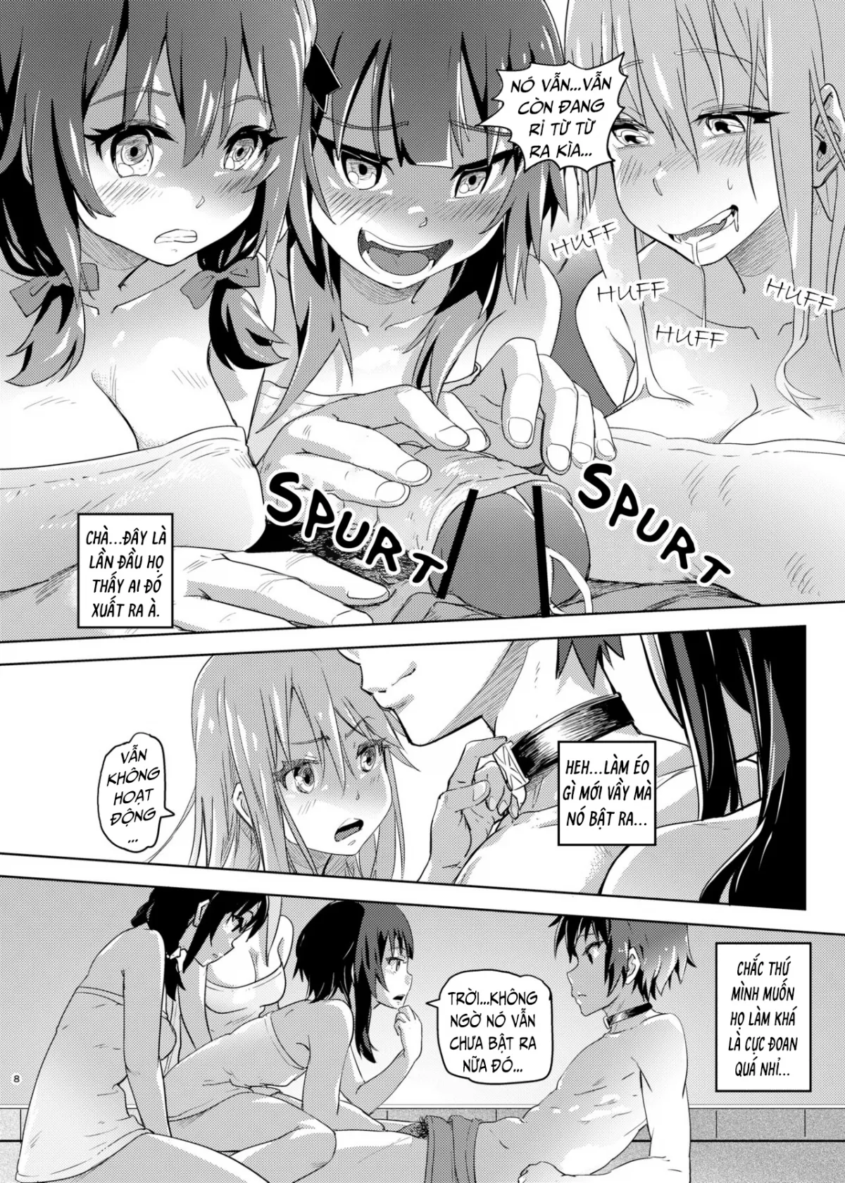 HentaiVN.net - Ảnh 7 - Kazuma và Cái Vòng Thắt Cổ [Kono Suarashii Choker ni ; To This Wonderful Choker] - Chap 1