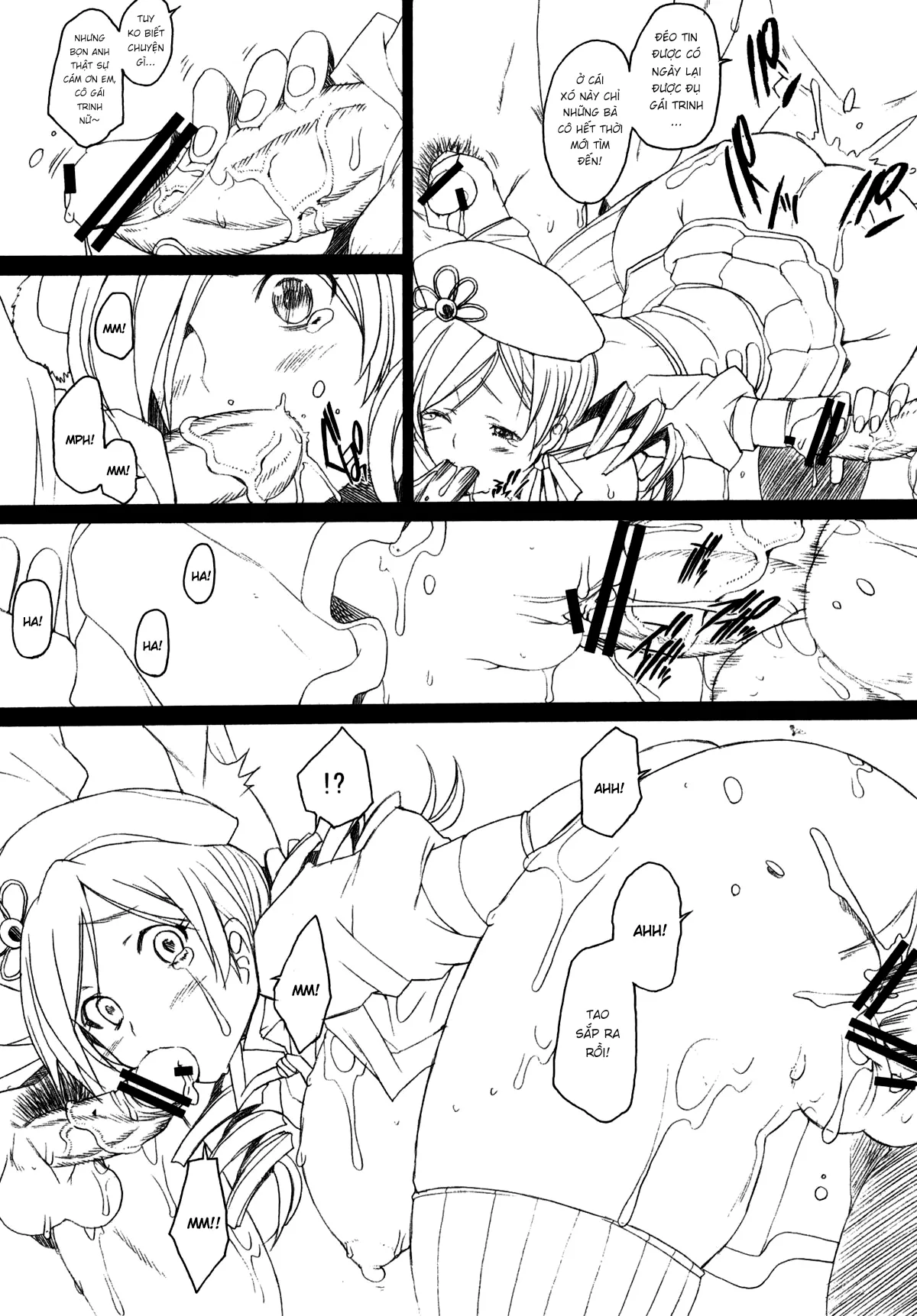 HentaiVN.net - Ảnh 12 - Lạc vào ổ dâm tặc - Oneshot