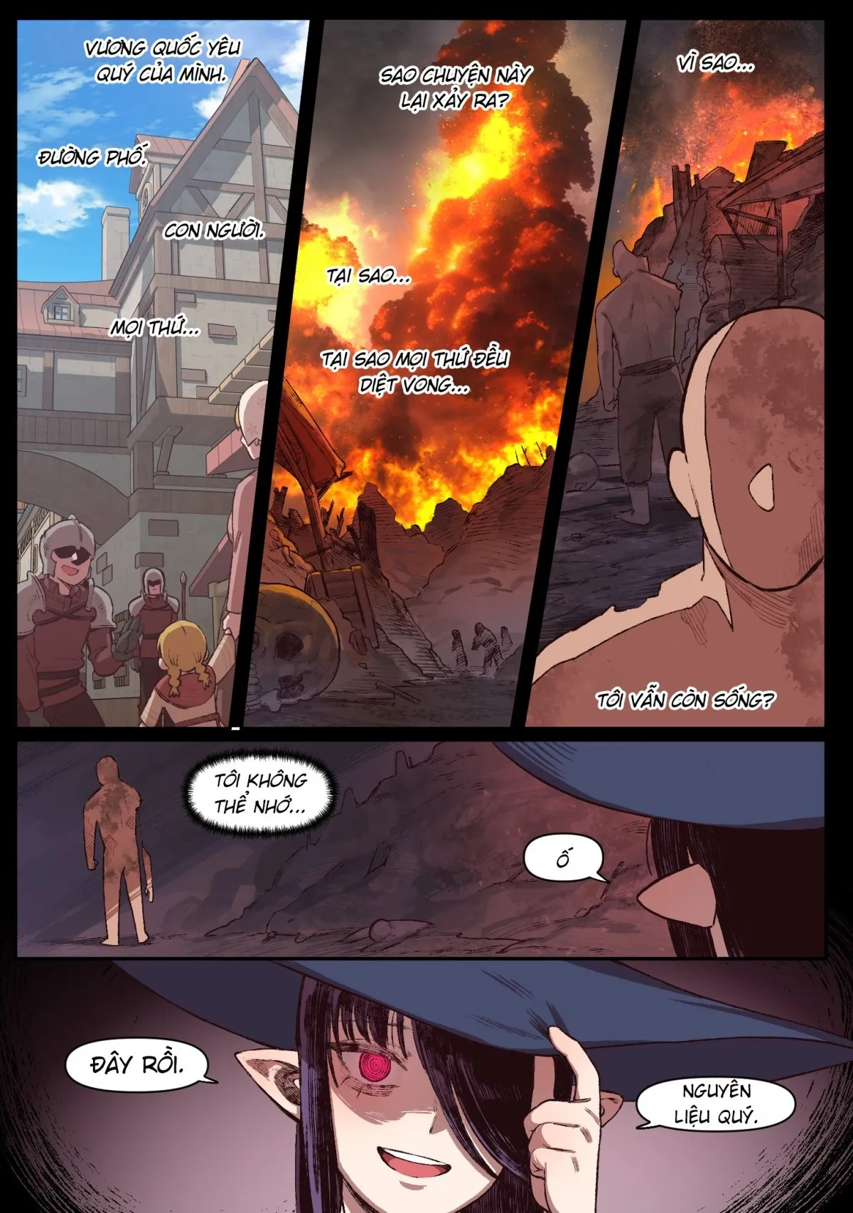 HentaiVN.net - Ảnh 4 - Hiệp sĩ vương quốc suy tàn 1 [Knight of the Fallen Kingdom 1] - Oneshot