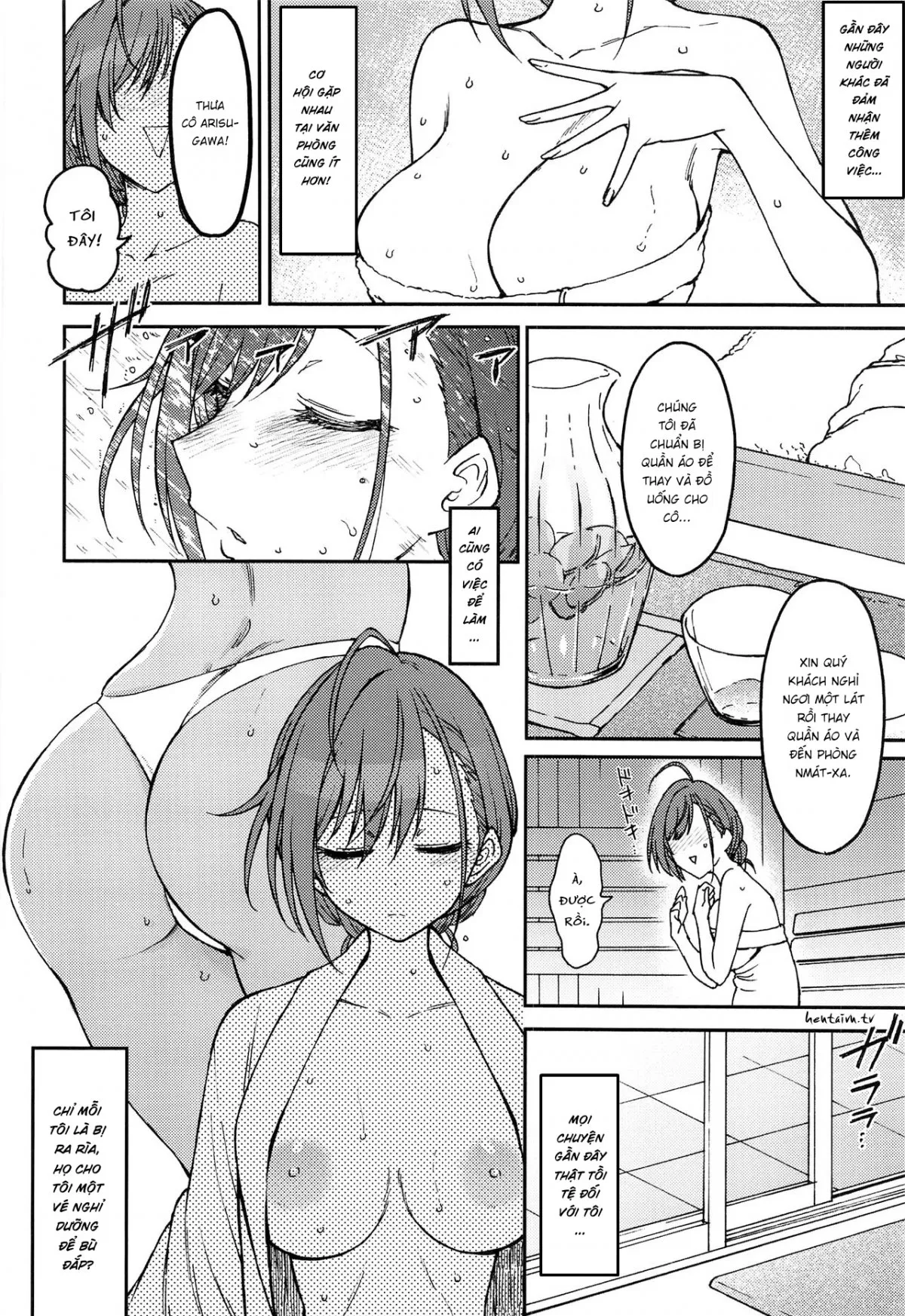 HentaiVN.net - Ảnh 3 - Buổi thư giãn tuyệt vời - Oneshot