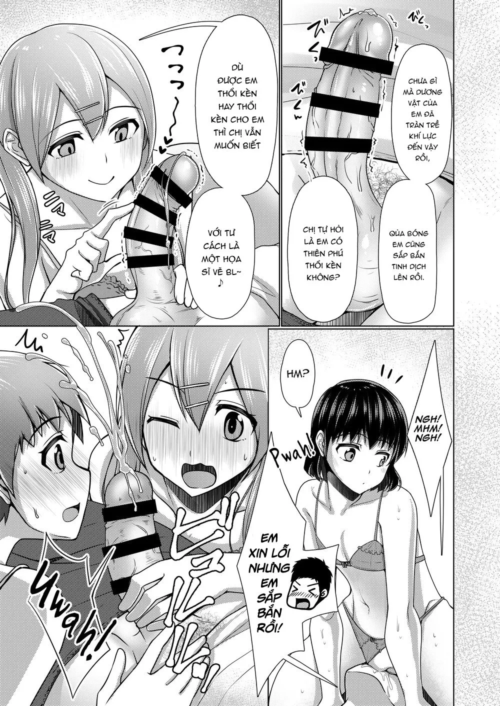 HentaiVN.net - Ảnh 11 - Share House! x Share Penis!! Final - Chap 1