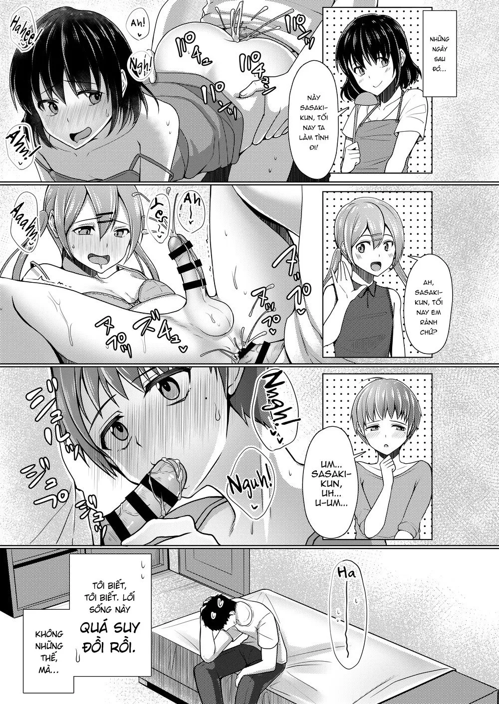 HentaiVN.net - Ảnh 5 - Share House! x Share Penis!! Final - Chap 1