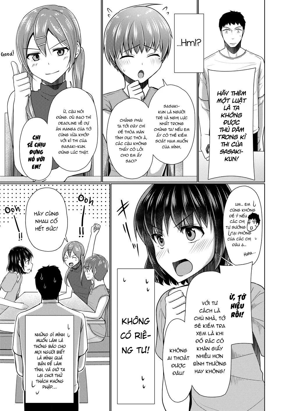 HentaiVN.net - Ảnh 7 - Share House! x Share Penis!! Final - Chap 1