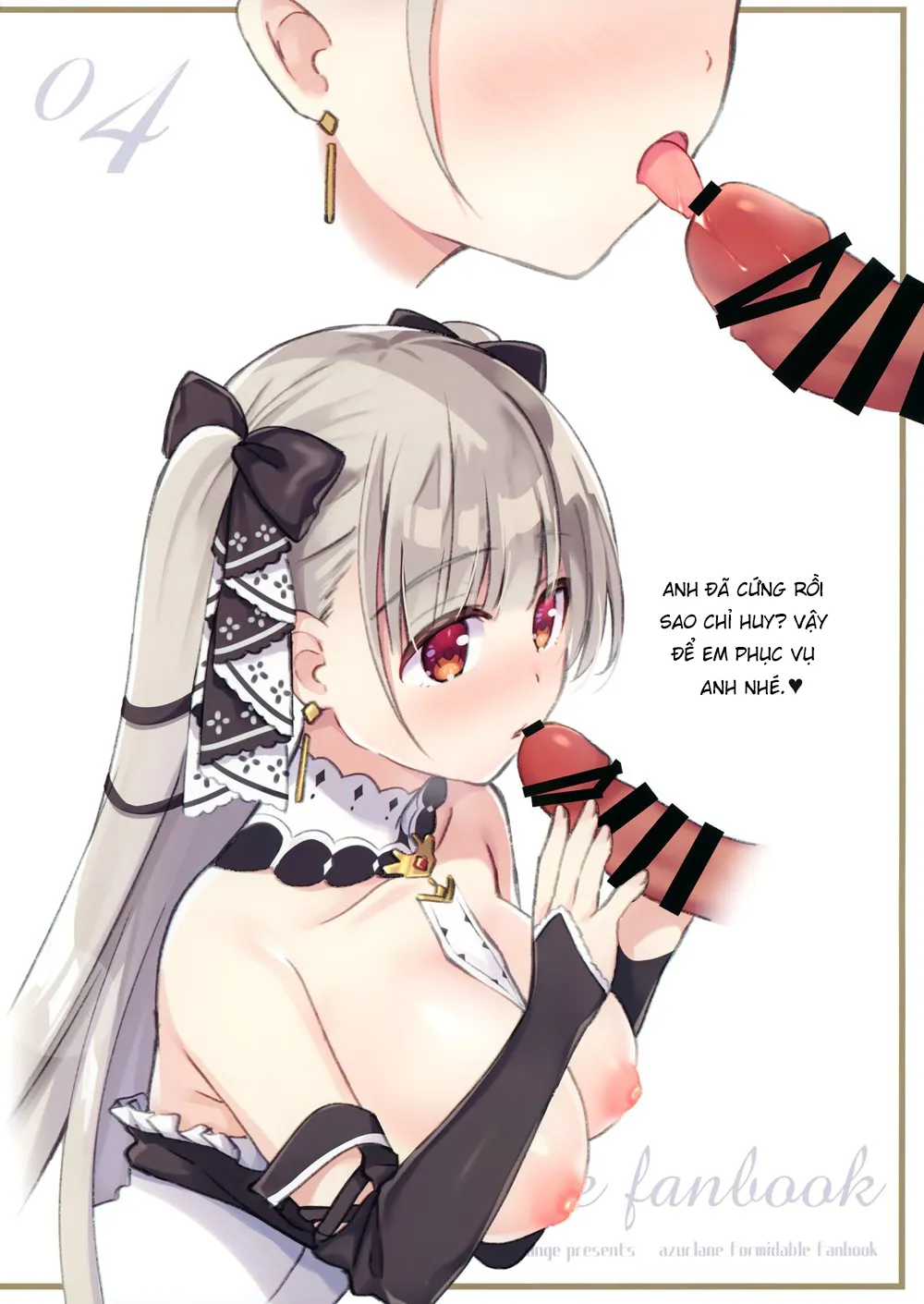 HentaiVN.net - Ảnh 3 - Tôi muốn được Formidable cưng chiều ❤❤ [Formi-chan Ni Kurumaretai] - Oneshot