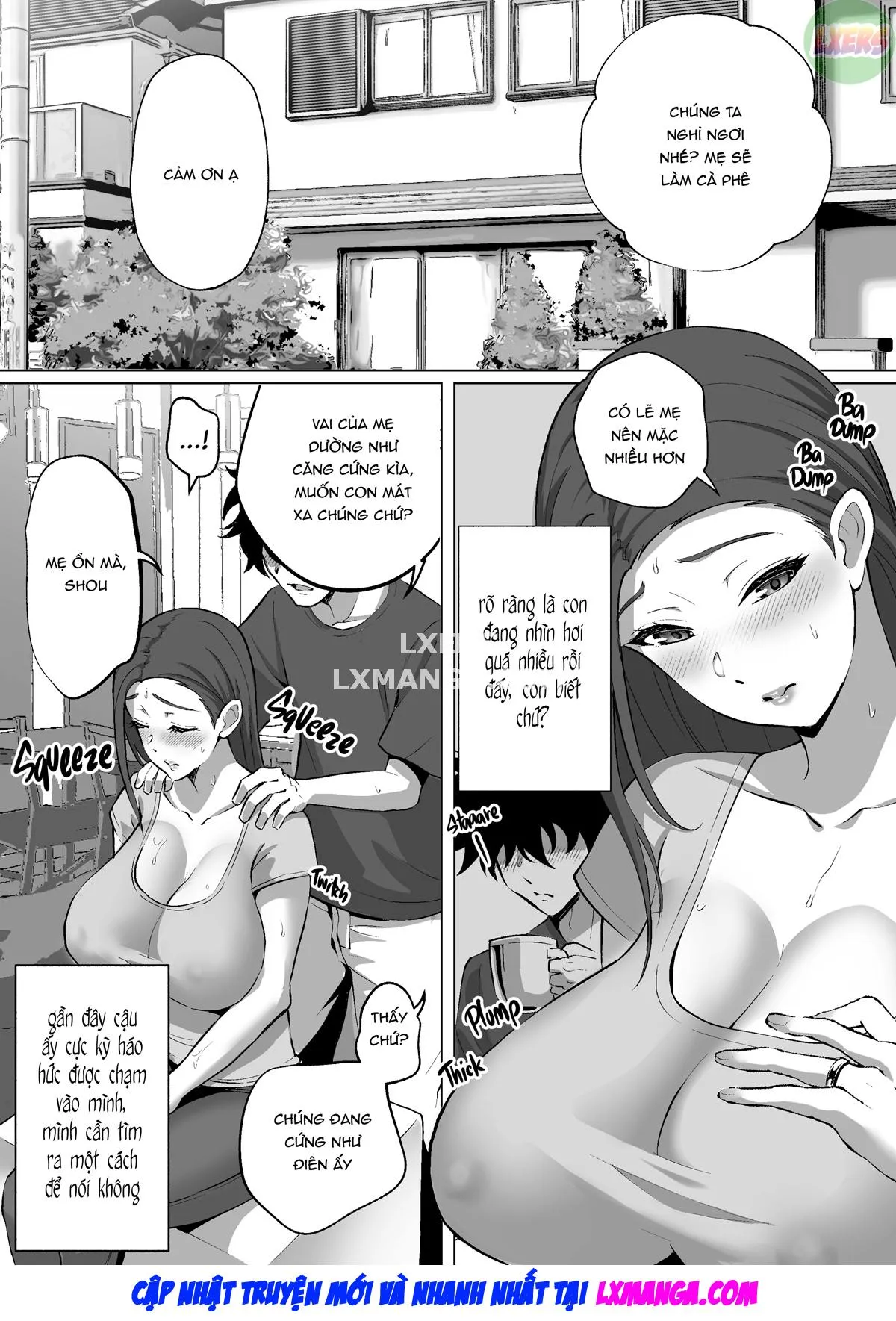 HentaiVN.net - Ảnh 13 - Bakunyuu Mama wa Zetsurin Gimusuko wo Benkyou ni Shuuchuu Suru tame Karada de Sukiri Saseru - Oneshot