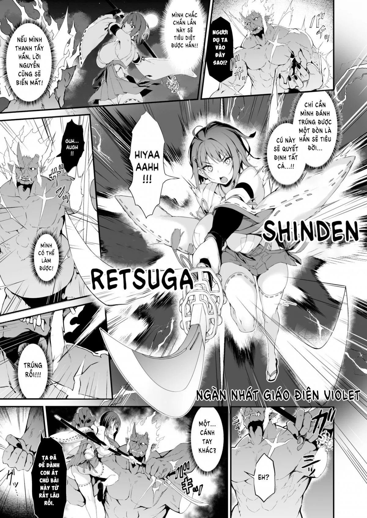 HentaiVN.net - Ảnh 9 - Sự sa ngã của 2 nàng vu nữ [Reijoku no Ikusamiko] - Oneshot