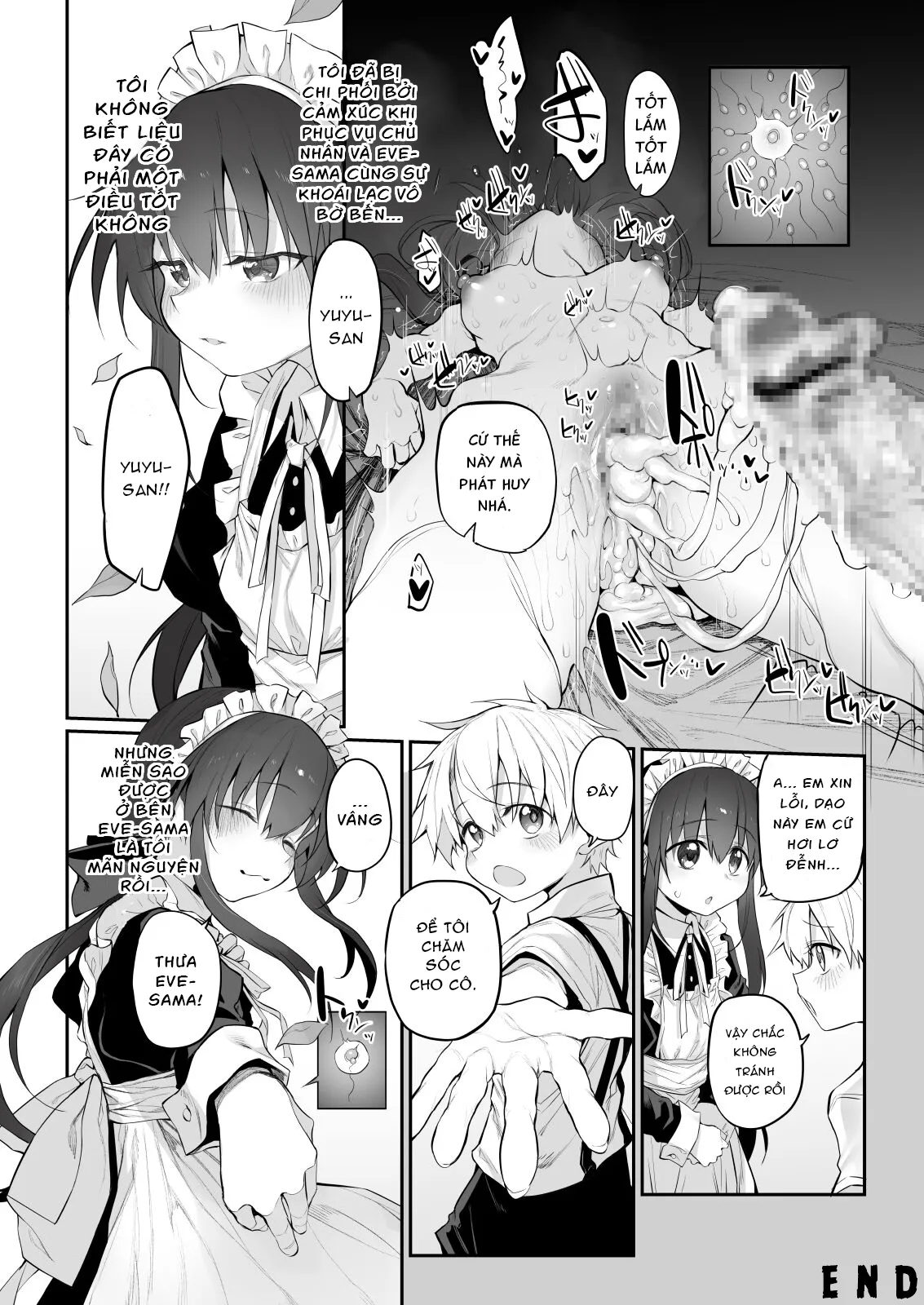 HentaiVN.net - Ảnh 24 - Boku no Hatsukoi Maid ga Otou-sama ni Netorareru Riyuu ga Nai || Mối tình đầu với cô hầu gái [初恋メイド～僕の初恋メイドがお父様に寝取られる理由がない～] - Oneshot