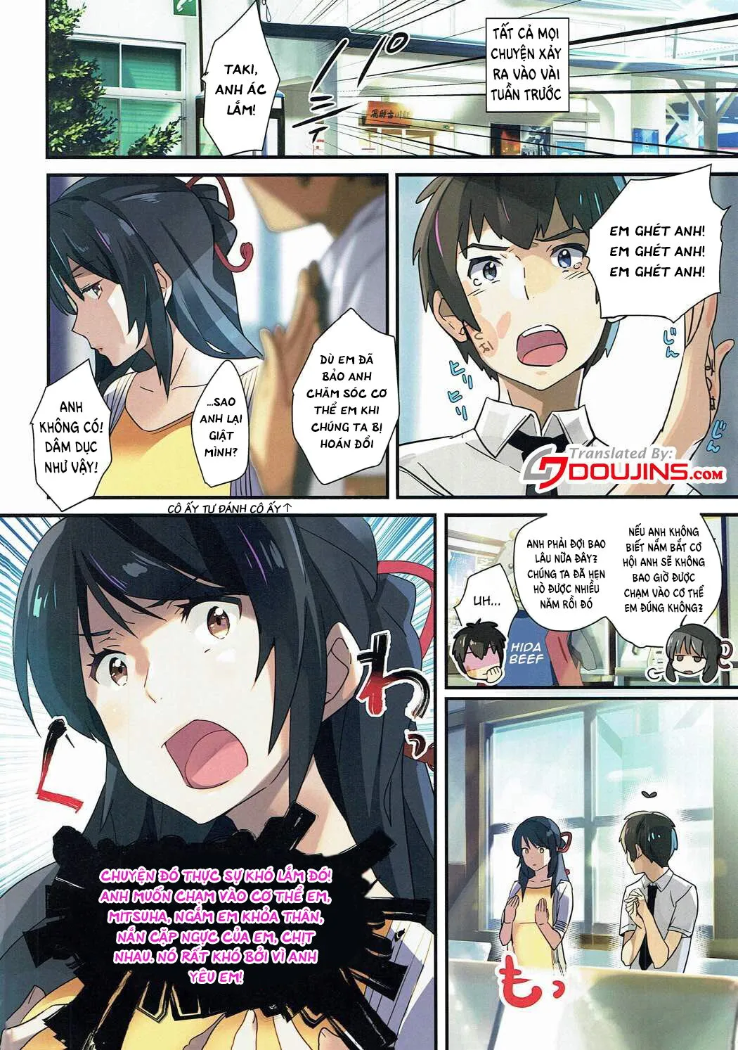 HentaiVN.net - Ảnh 5 - Kimi no Na wa - Oneshot