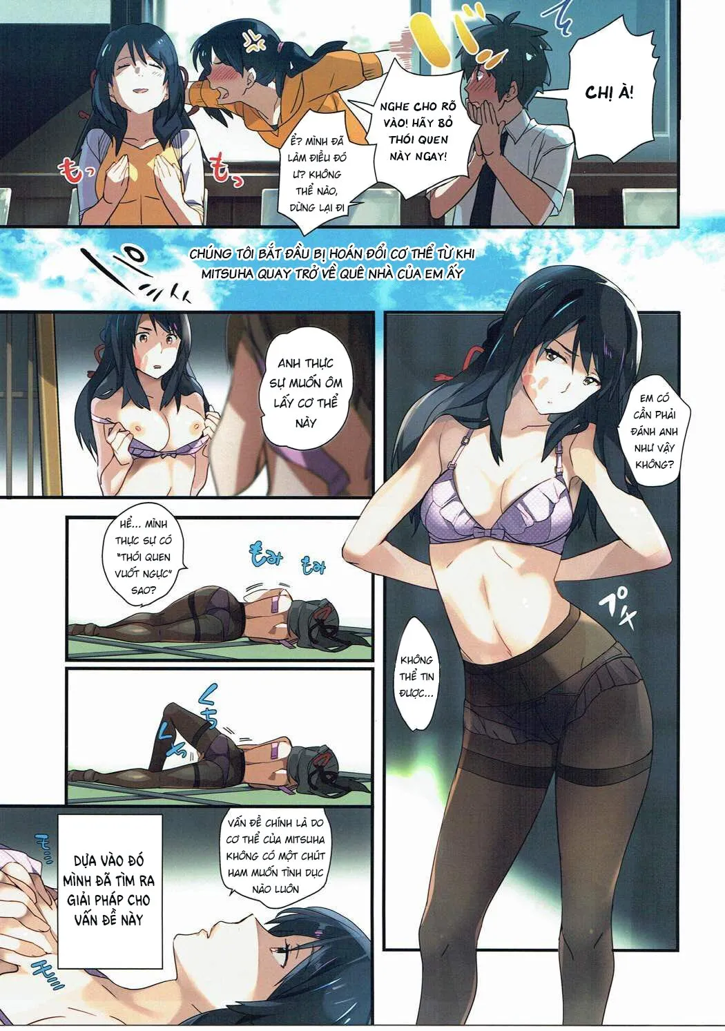 HentaiVN.net - Ảnh 6 - Kimi no Na wa - Oneshot