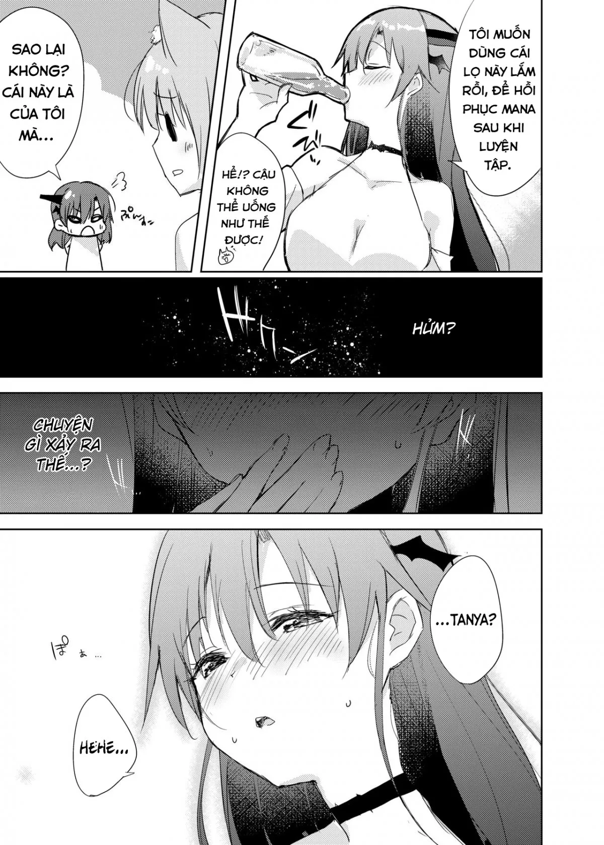 HentaiVN.net - Ảnh 4 - Saikyoushu no Futari ga Nanika Hen na Potion de Ecchi ni Nacchatta [最強種の二人が何か変なポーションでえっちになっちゃった] - Oneshot