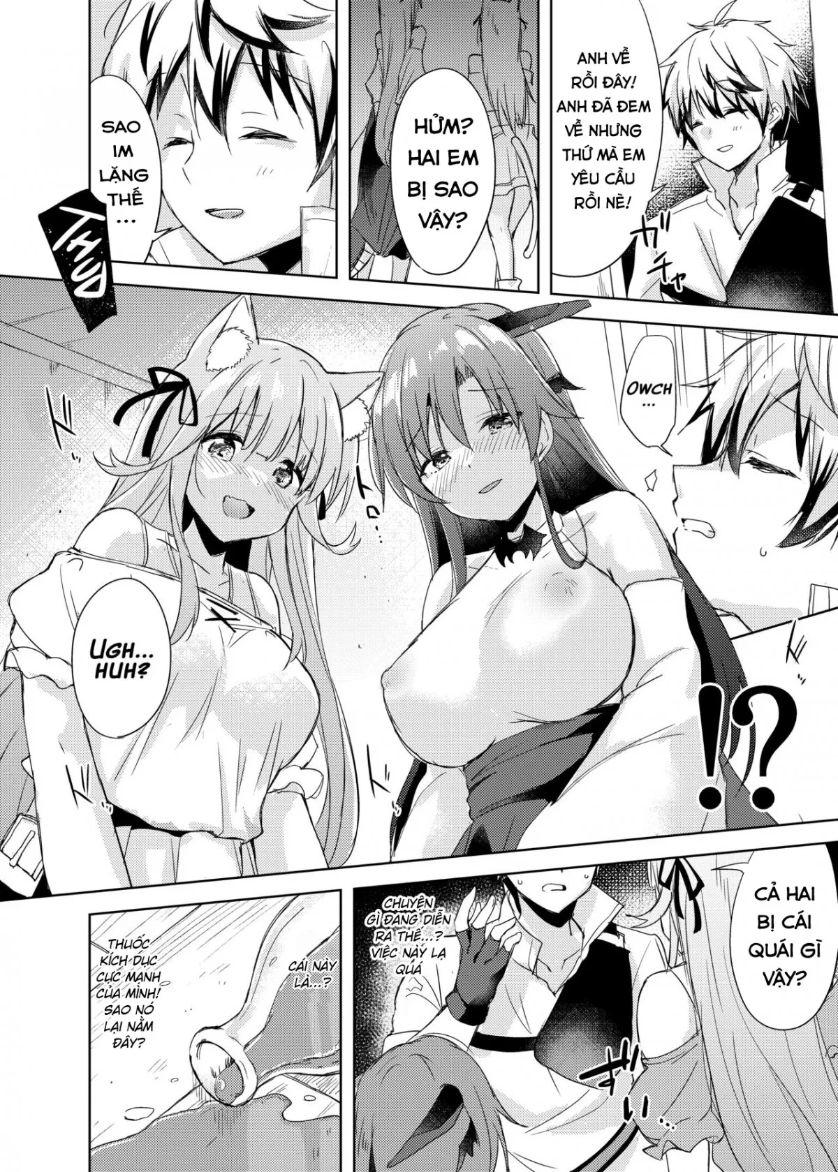 HentaiVN.net - Ảnh 7 - Saikyoushu no Futari ga Nanika Hen na Potion de Ecchi ni Nacchatta [最強種の二人が何か変なポーションでえっちになっちゃった] - Oneshot