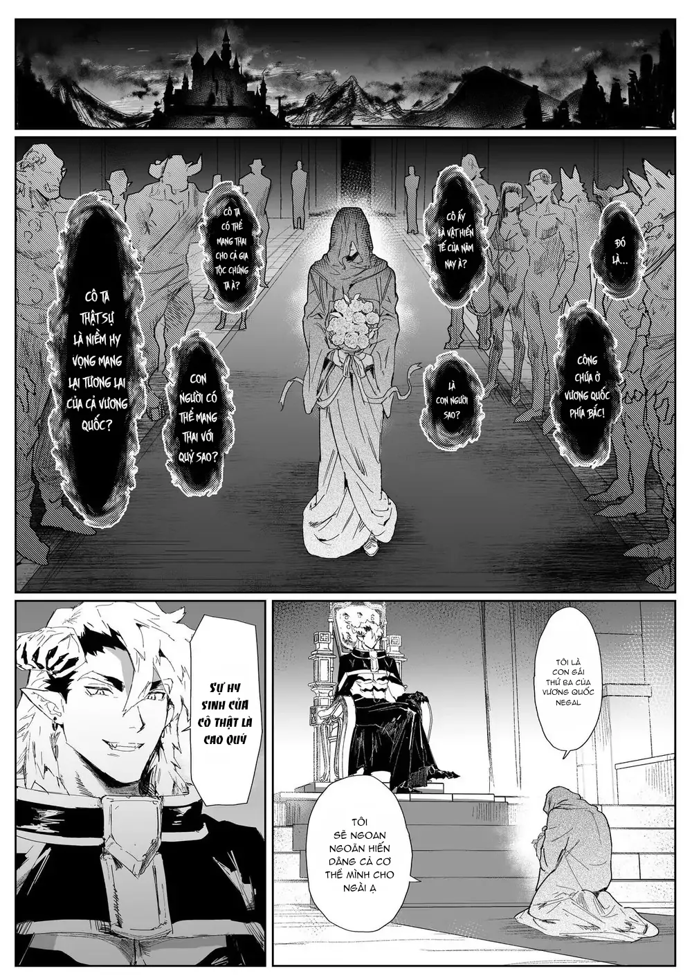 HentaiVN.net - Ảnh 3 - Yuusha-san wa Maou-sama no Ko o Haramitai - Chap 1