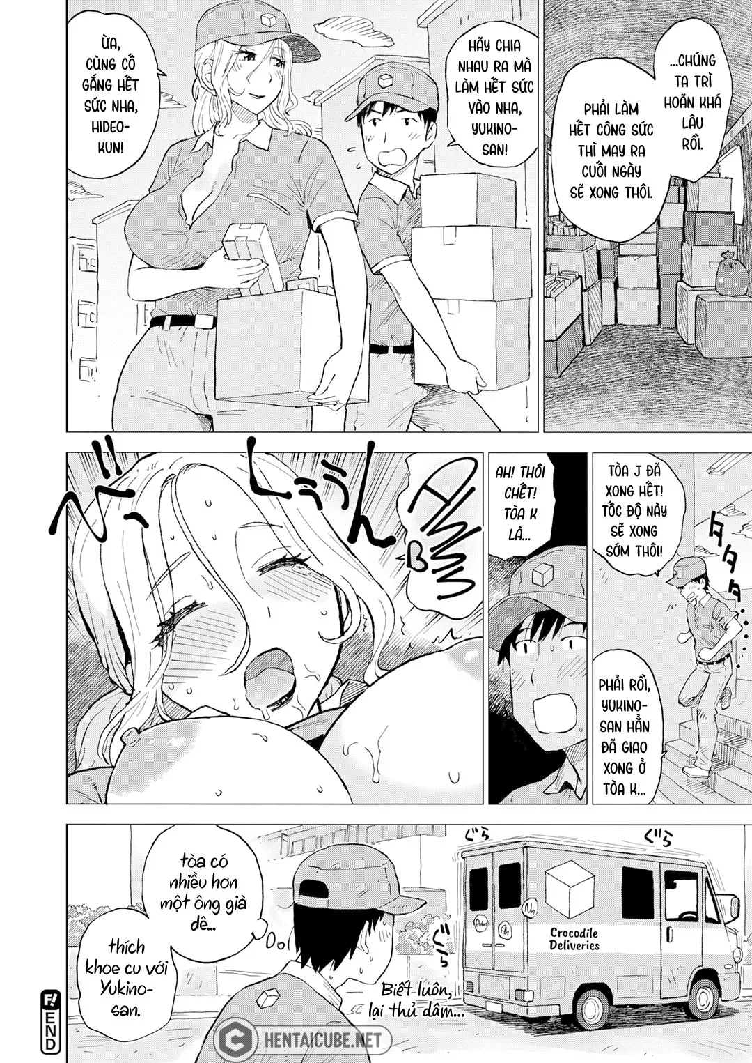 HentaiVN.net - Ảnh 17 - Phía sau xe giao hàng - Oneshot