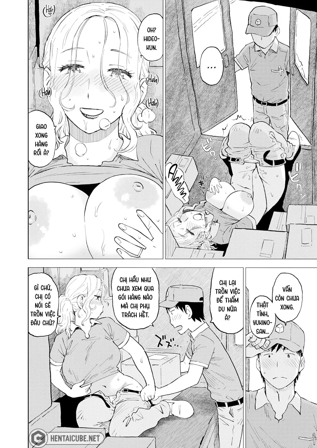 HentaiVN.net - Ảnh 3 - Phía sau xe giao hàng - Oneshot