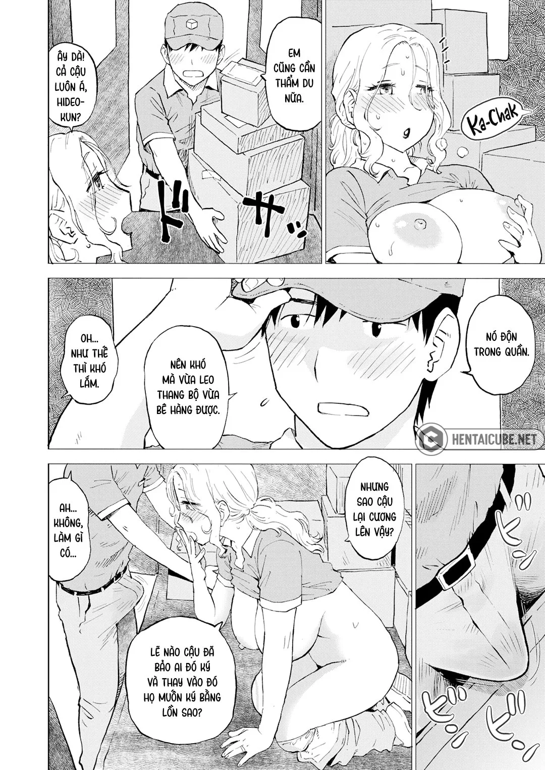 HentaiVN.net - Ảnh 7 - Phía sau xe giao hàng - Oneshot