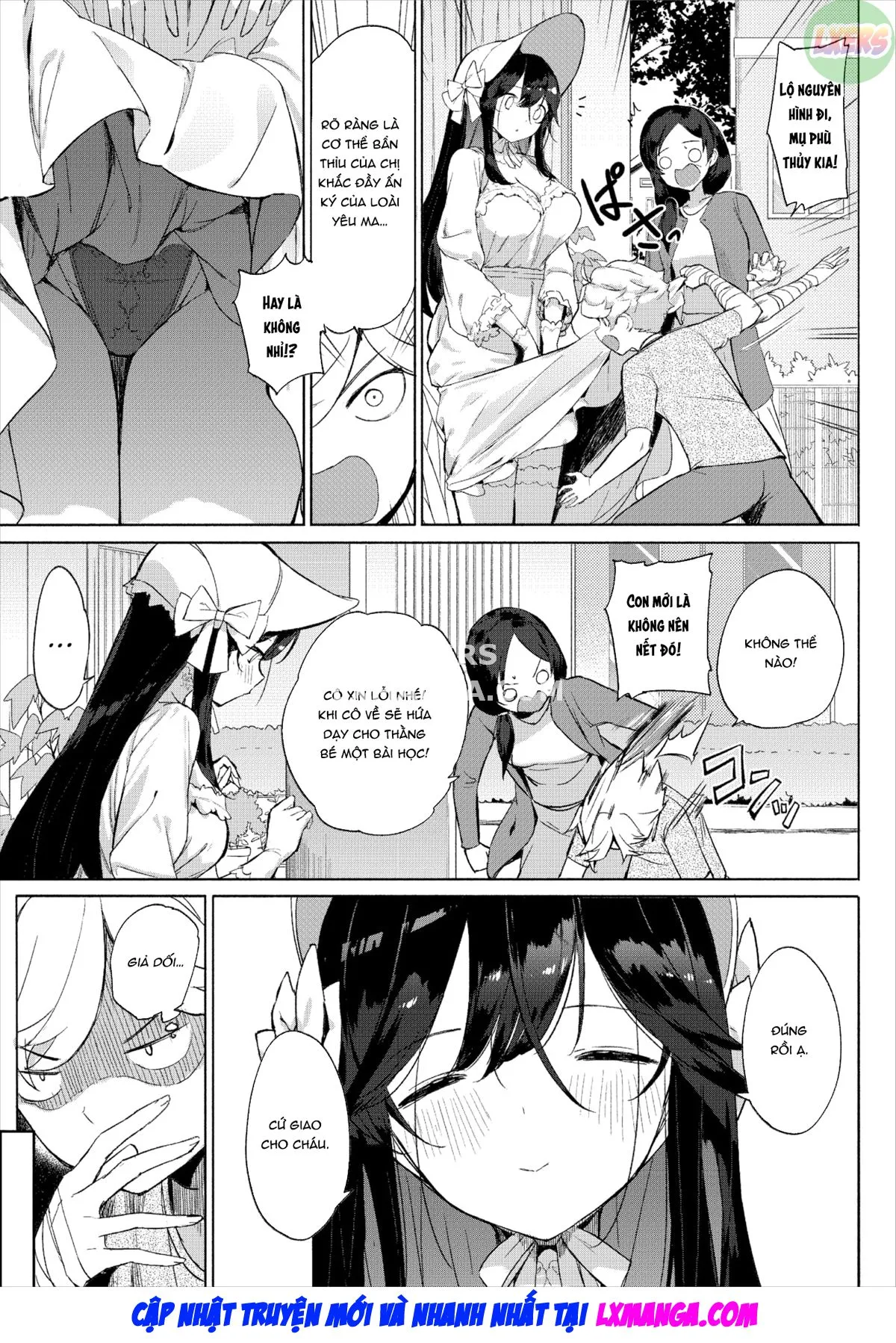 HentaiVN.net - Ảnh 4 - Tonari no Majo ni Ki o Tsukero! - Oneshot