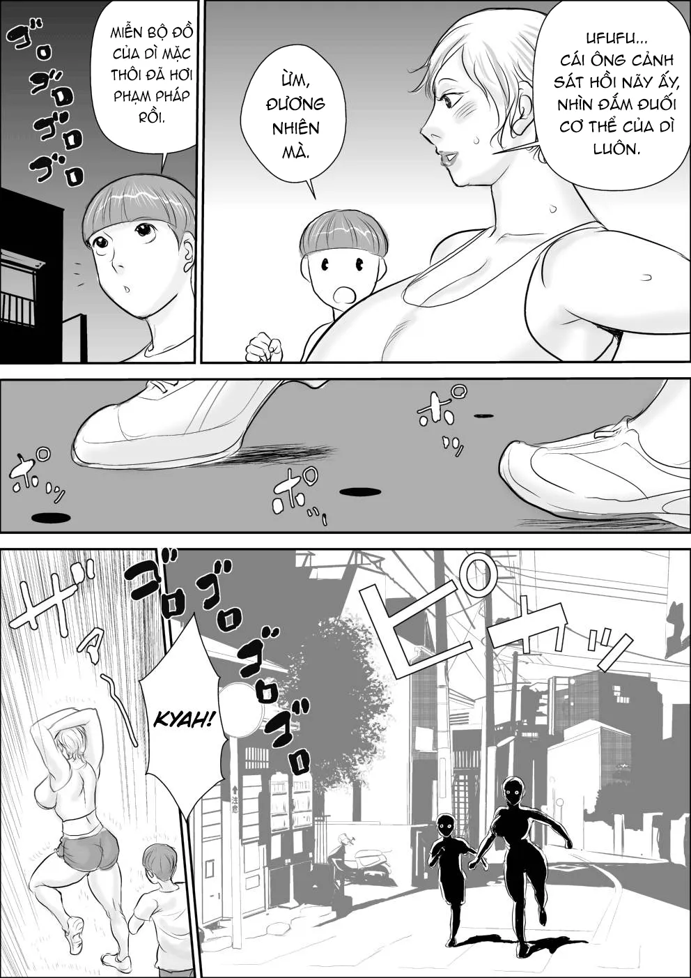 HentaiVN.net - Ảnh 10 - Boku to Oba-san no Dokidoki Roshutsu Seikatsu - Chap 1.1
