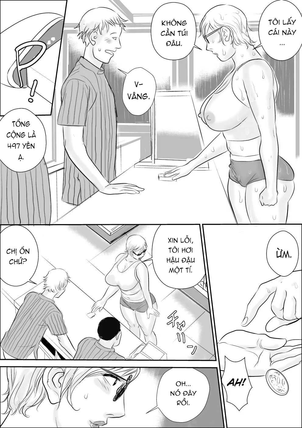 HentaiVN.net - Ảnh 13 - Boku to Oba-san no Dokidoki Roshutsu Seikatsu - Chap 1.1