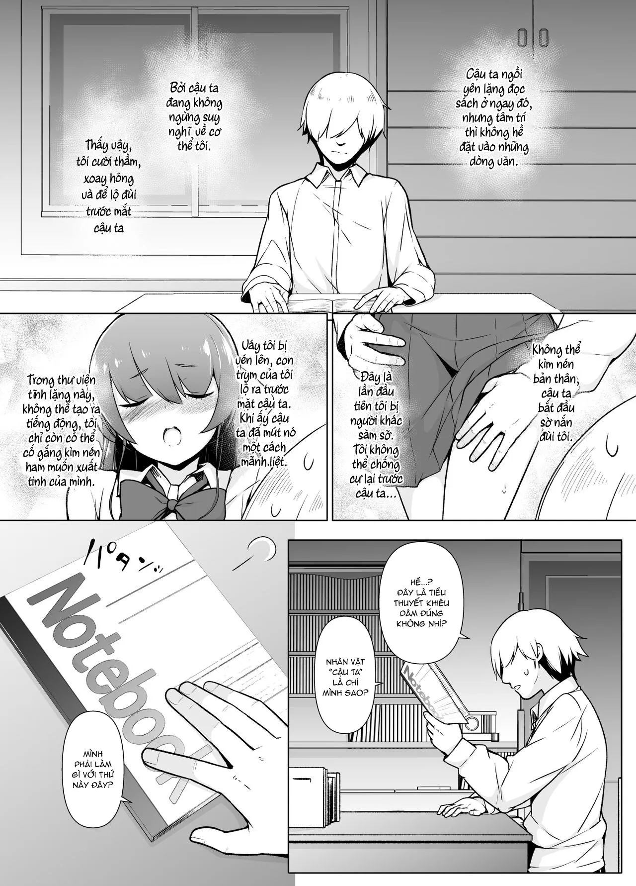 HentaiVN.net - Ảnh 11 - Nàng trap im lặng và kín tiếng [Kamokude Mukuchi na Josoukko] - Part1