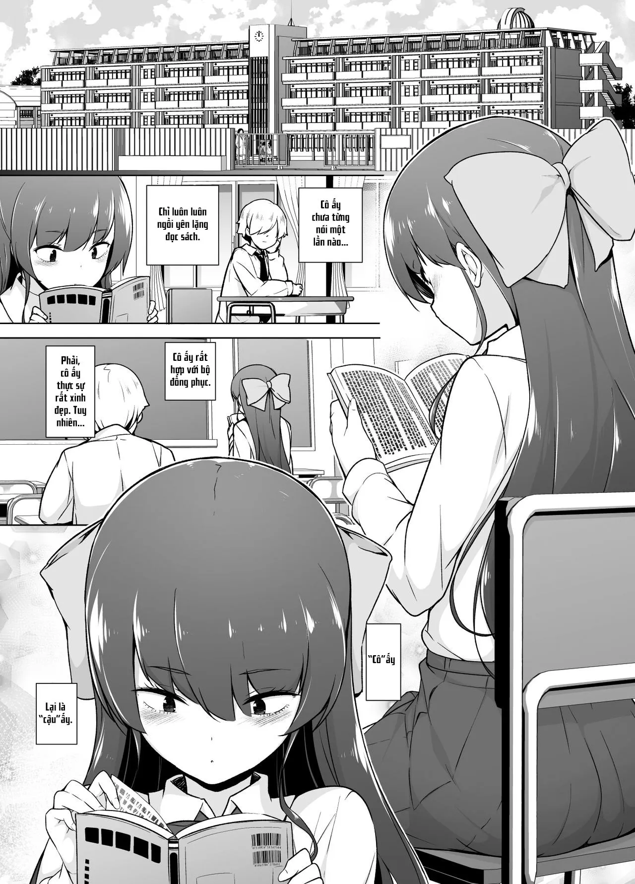 HentaiVN.net - Ảnh 3 - Nàng trap im lặng và kín tiếng [Kamokude Mukuchi na Josoukko] - Part1