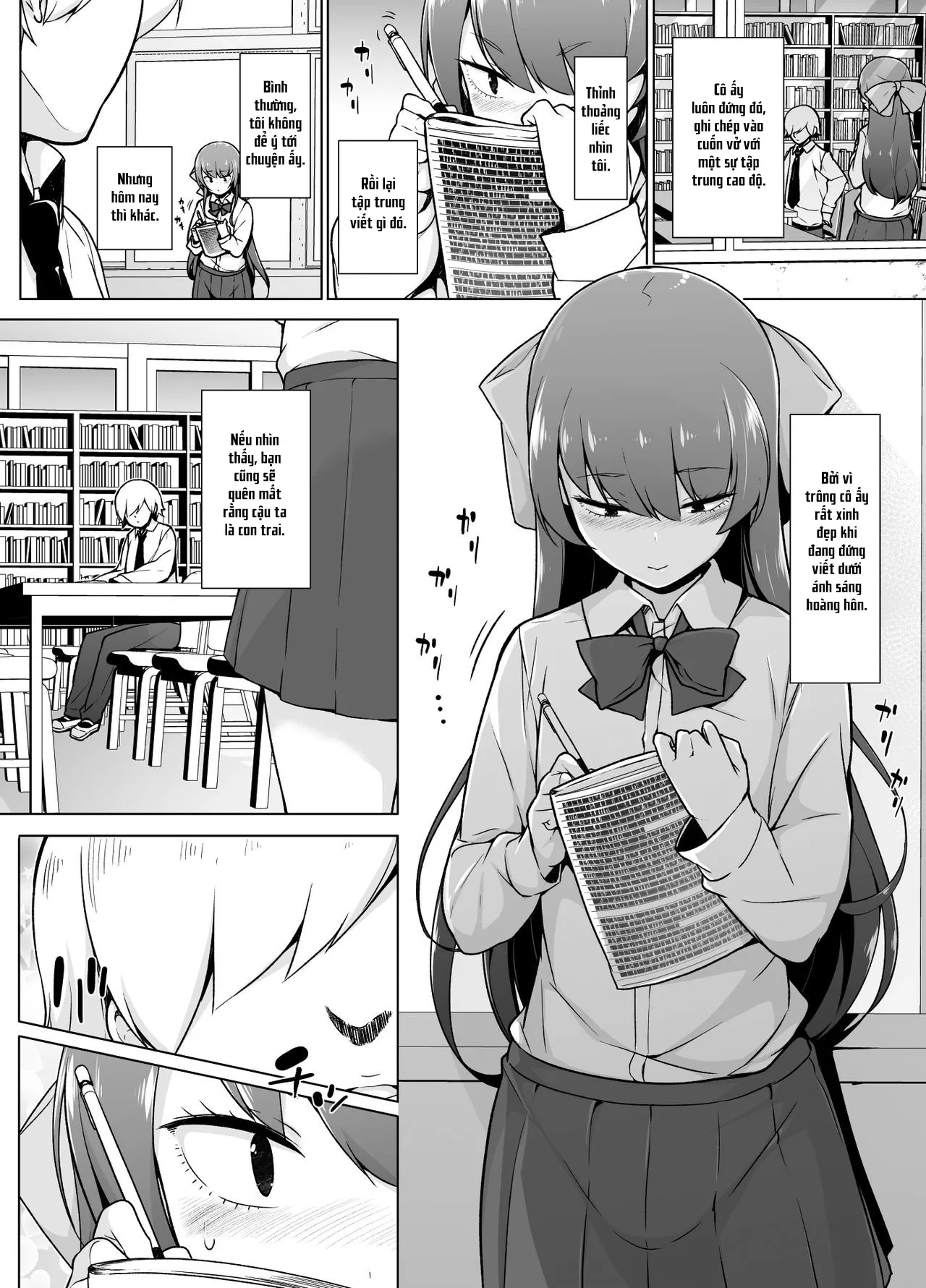 HentaiVN.net - Ảnh 8 - Nàng trap im lặng và kín tiếng [Kamokude Mukuchi na Josoukko] - Part1