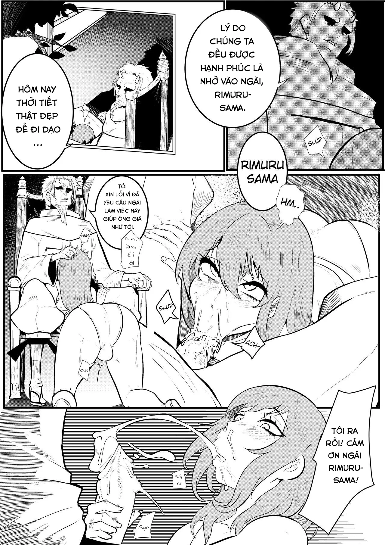 HentaiVN.net - Ảnh 15 - Ngày mà tôi được đầu thai thành phò slime [That Time I Got Reincarnated as a Bitchy Slime] - Oneshot (Không màu)