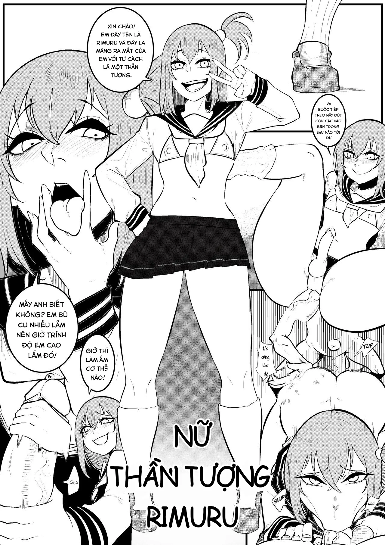 HentaiVN.net - Ảnh 16 - Ngày mà tôi được đầu thai thành phò slime [That Time I Got Reincarnated as a Bitchy Slime] - Oneshot (Không màu)