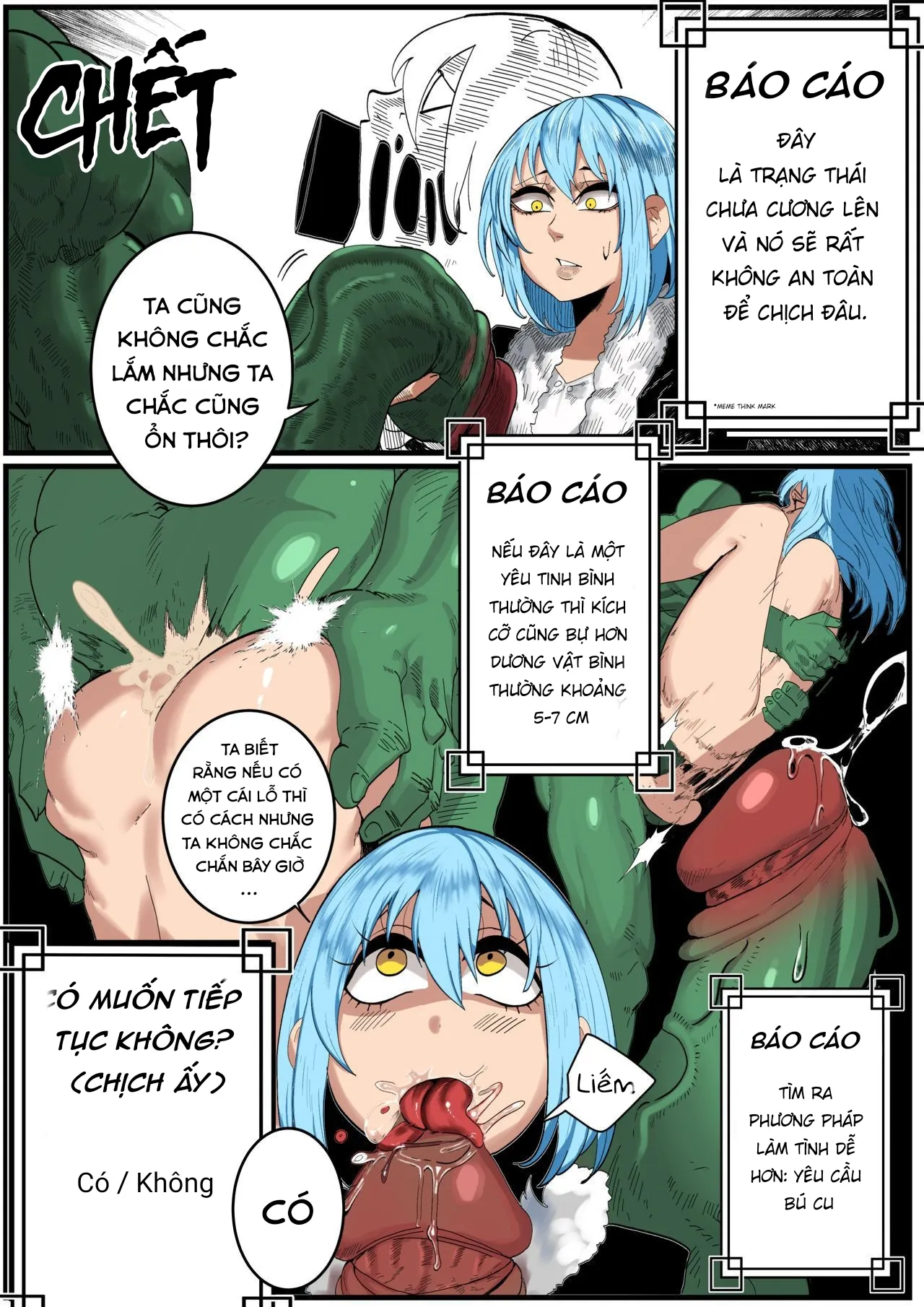 HentaiVN.net - Ảnh 10 - Ngày mà tôi được đầu thai thành phò slime [That Time I Got Reincarnated as a Bitchy Slime] - Oneshot ( có màu )