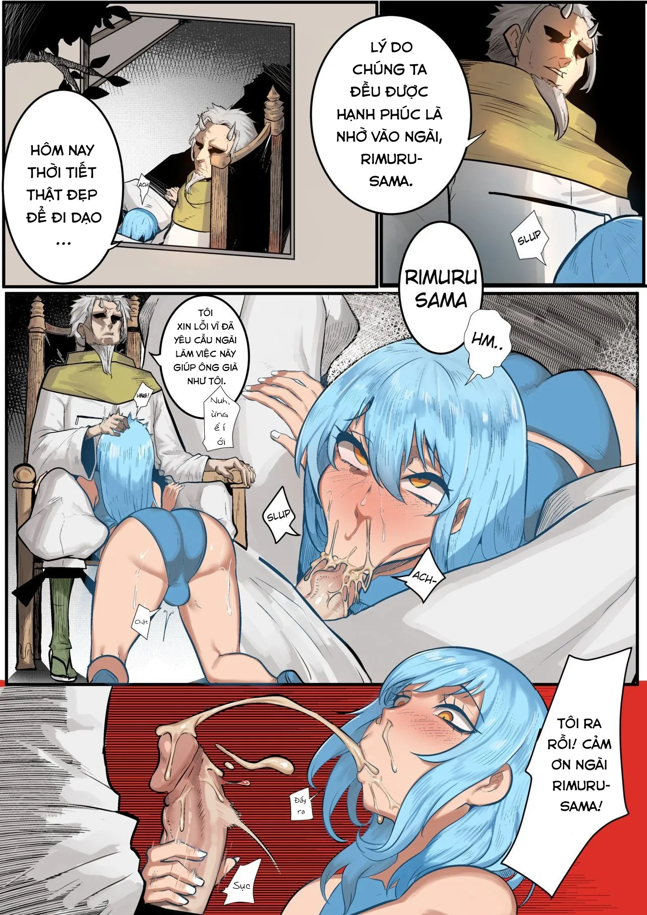 HentaiVN.net - Ảnh 16 - Ngày mà tôi được đầu thai thành phò slime [That Time I Got Reincarnated as a Bitchy Slime] - Oneshot ( có màu )