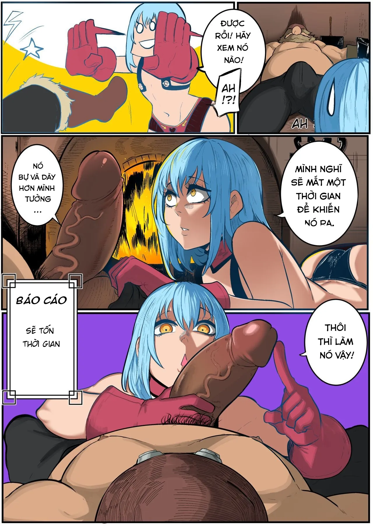 HentaiVN.net - Ảnh 21 - Ngày mà tôi được đầu thai thành phò slime [That Time I Got Reincarnated as a Bitchy Slime] - Oneshot ( có màu )