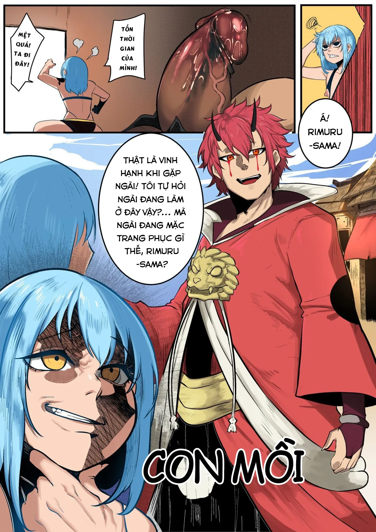 HentaiVN.net - Ảnh 23 - Ngày mà tôi được đầu thai thành phò slime [That Time I Got Reincarnated as a Bitchy Slime] - Oneshot ( có màu )