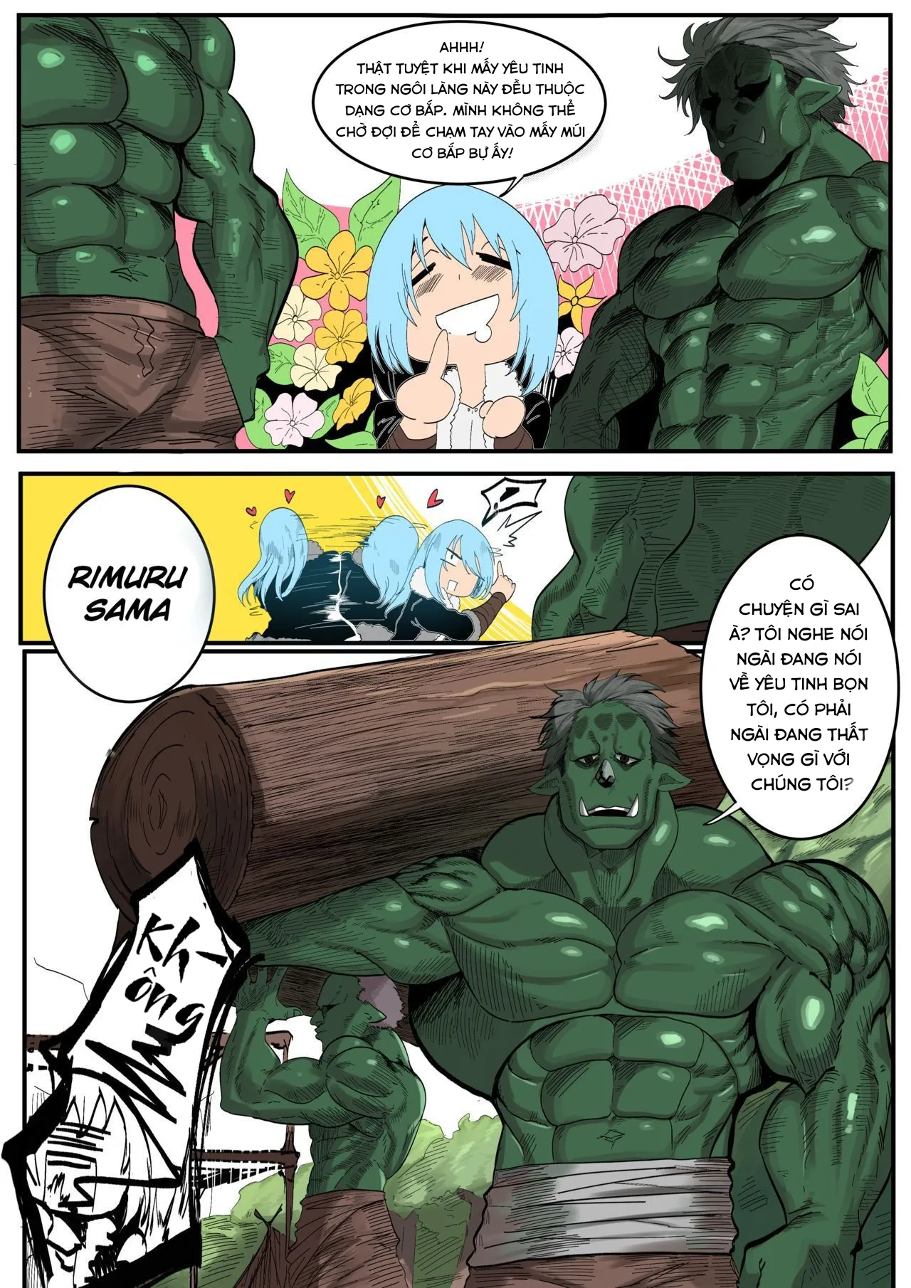 HentaiVN.net - Ảnh 5 - Ngày mà tôi được đầu thai thành phò slime [That Time I Got Reincarnated as a Bitchy Slime] - Oneshot ( có màu )