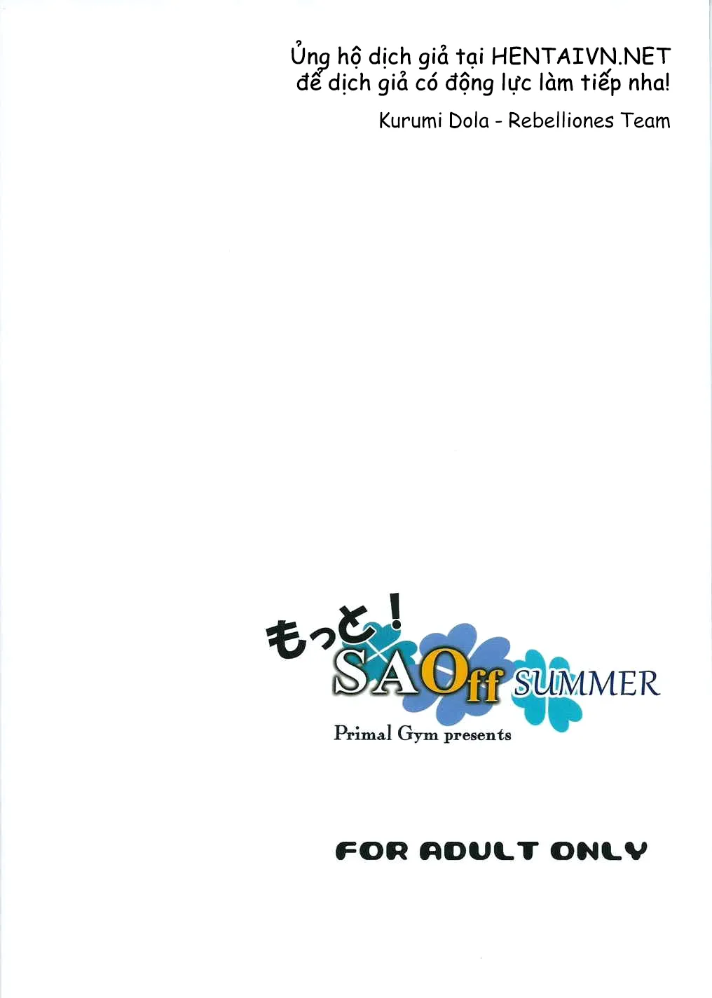 HentaiVN.net - Ảnh 23 - Motto! SAOff SUMMER (Sword Art Online) - Oneshot