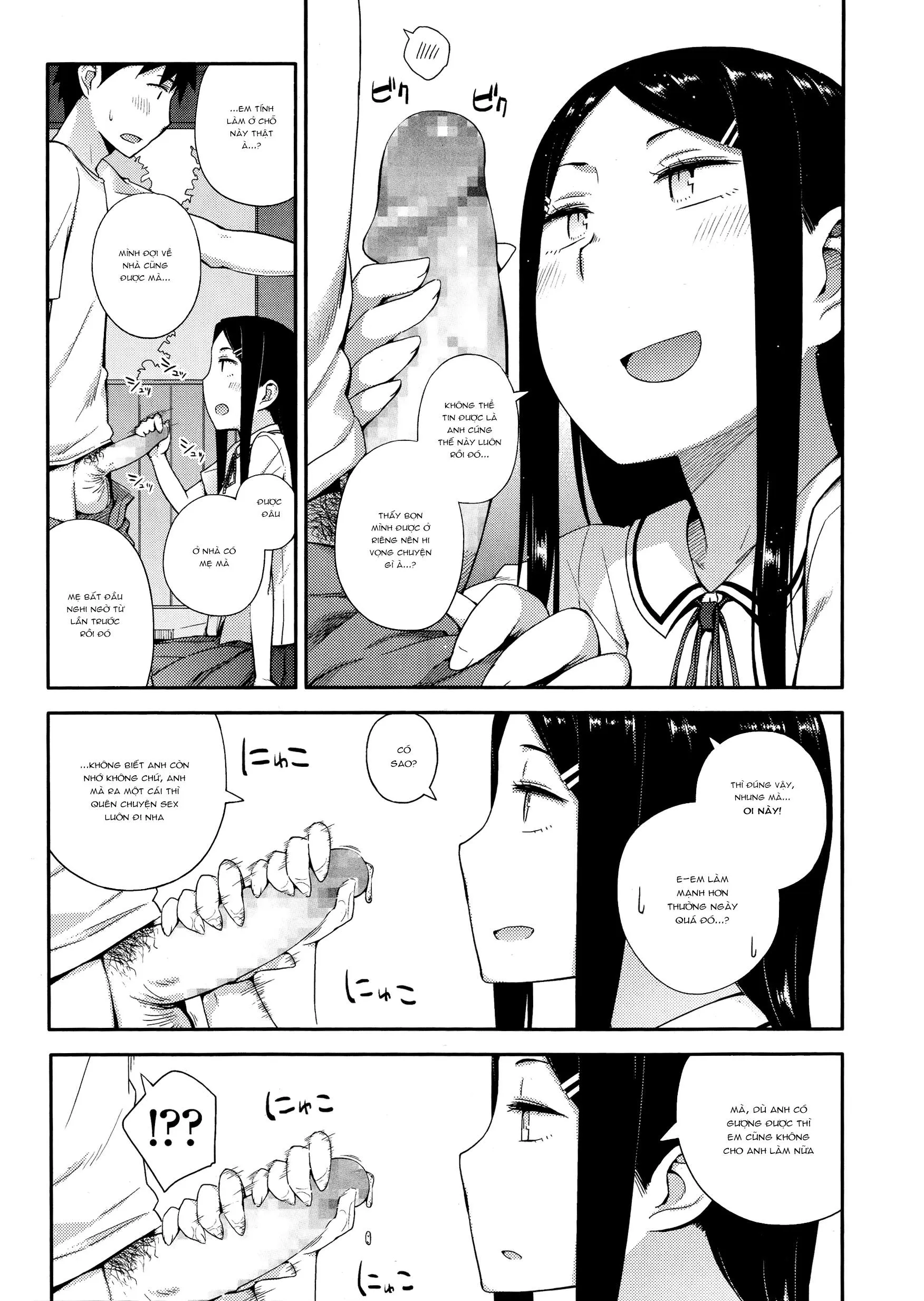 HentaiVN.net - Ảnh 7 - Sou yo Imouto de Renshuu Shinasai yo!! [C'mon, Little Sister, Let Me Practice With You!!; Thôi nào! Hãy Để Anh Luyện Tập Với Em Đi!!] - Oneshot