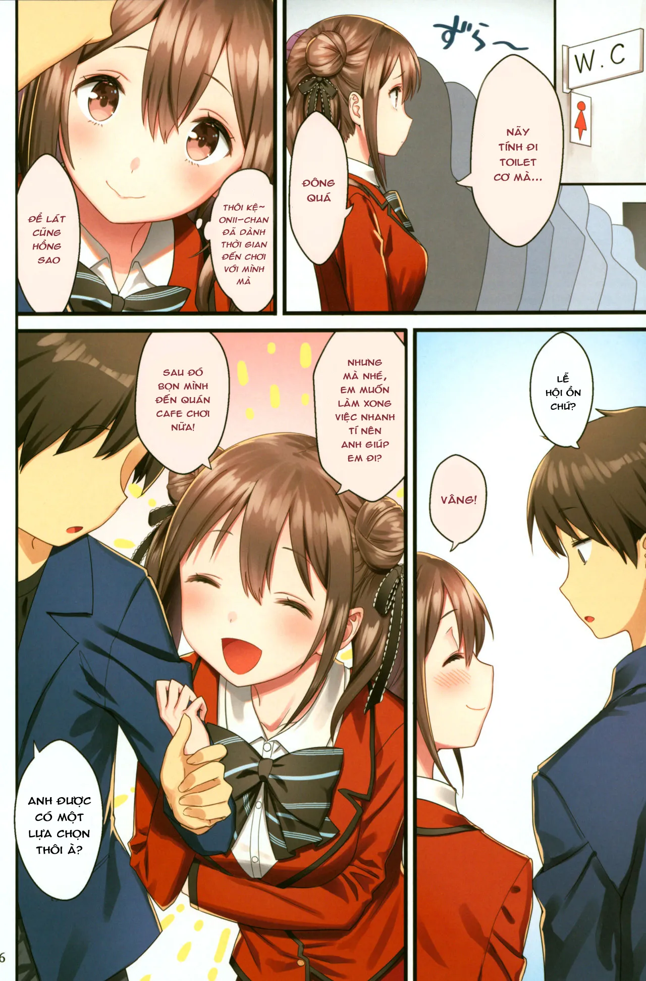 HentaiVN.net - Ảnh 5 - Toile ga Nai! 2 - Gakkou Hen - [There's No Toilet! 2 -School Edition-; Không Có Toilet! 2 - Phần Trường Học] - Oneshot