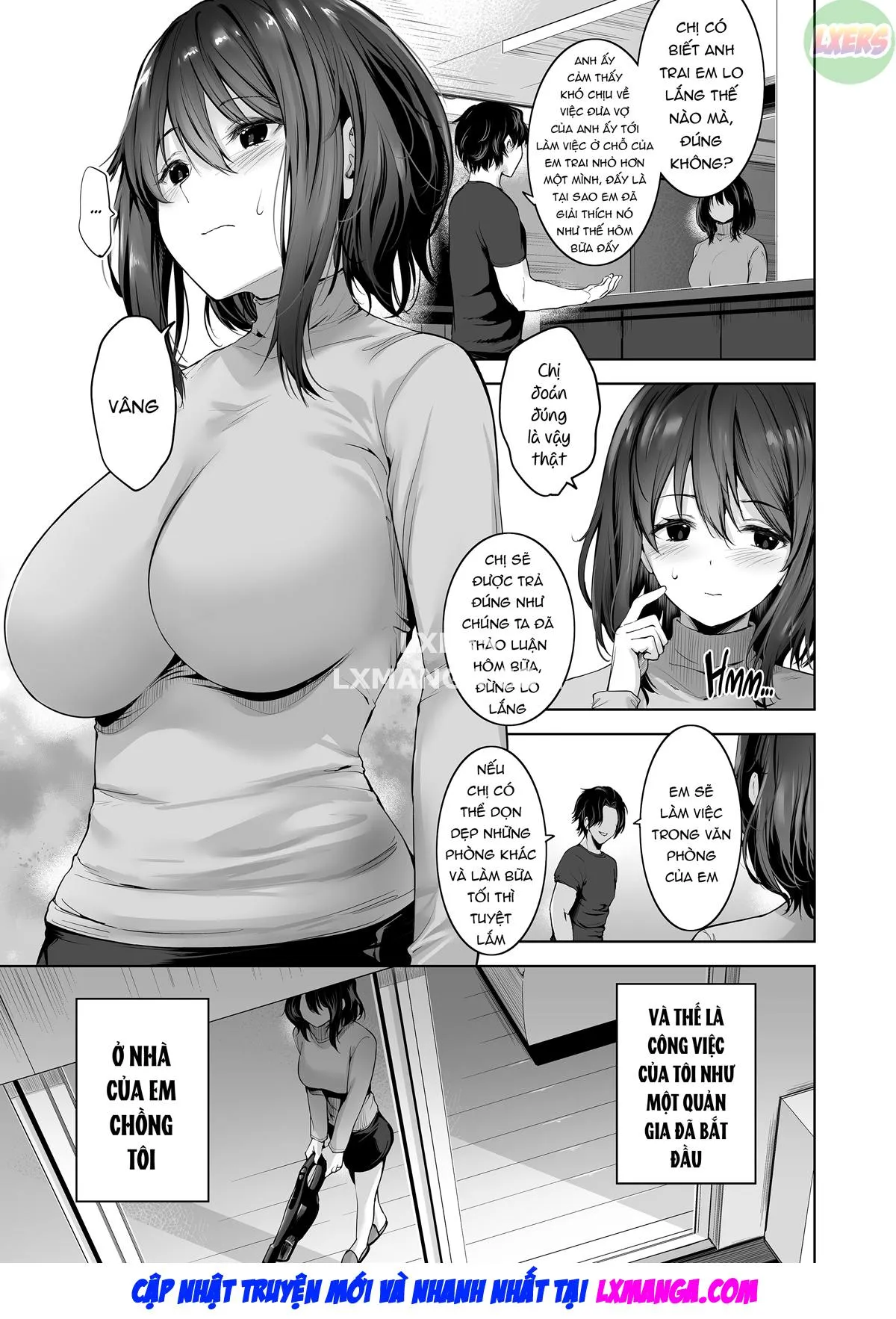 HentaiVN.net - Ảnh 9 - Gitei no Kaseifu o Suru Hitozuma Otto no Shiranai Aida ni Netorarete yuku Hibi - Oneshot