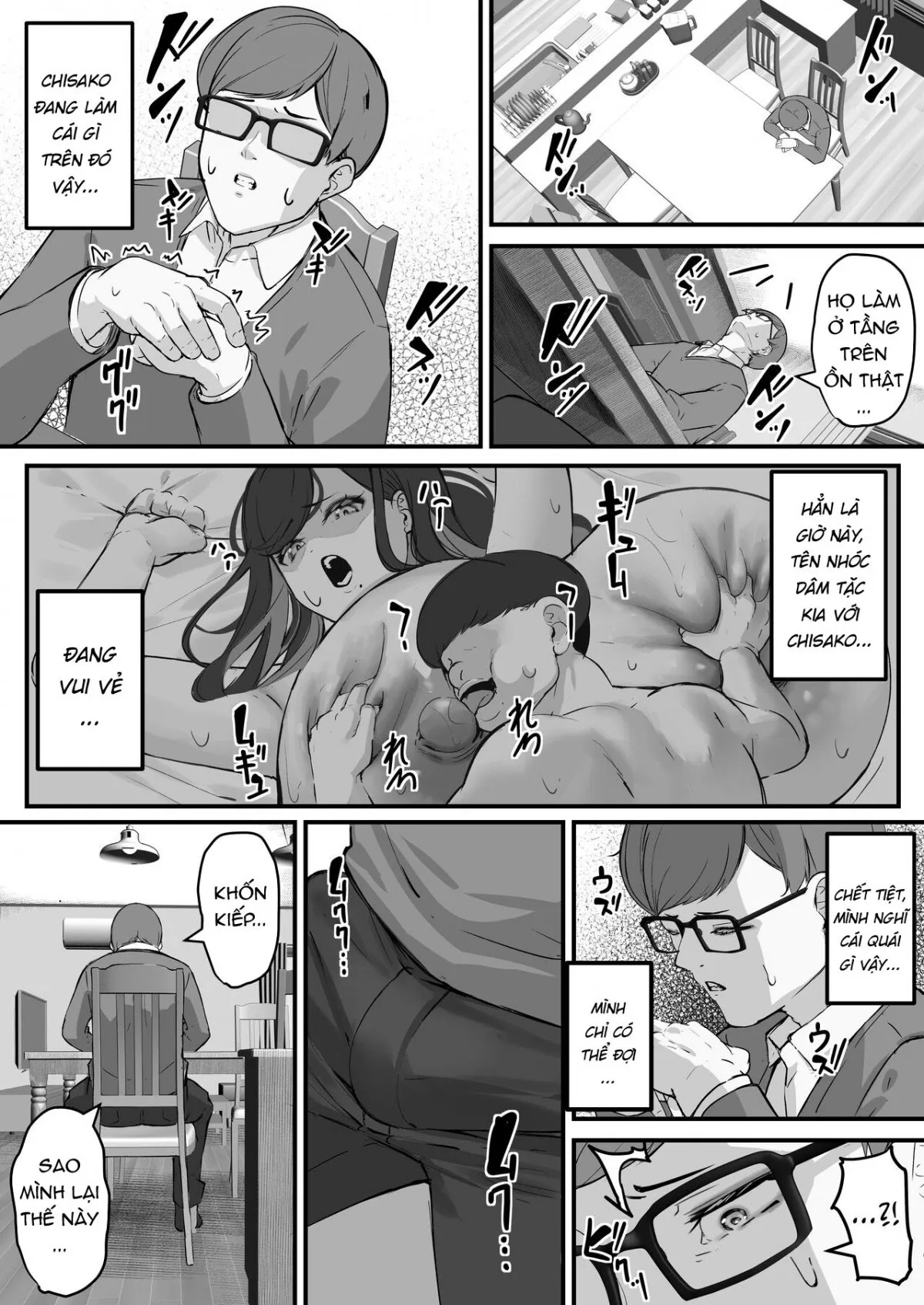 HentaiVN.net - Ảnh 30 - Vợ tôi làm cái bồn chứa tinh cho thằng ranh con dâm tặc [Tare Deka Chounyuu no Hitozuma wa Chibi Erogaki no Nikubenki, My Big Titted Sagging Wife Is The Meat Toilet Of A Pipsqueak Pervert Brat] - Oneshot