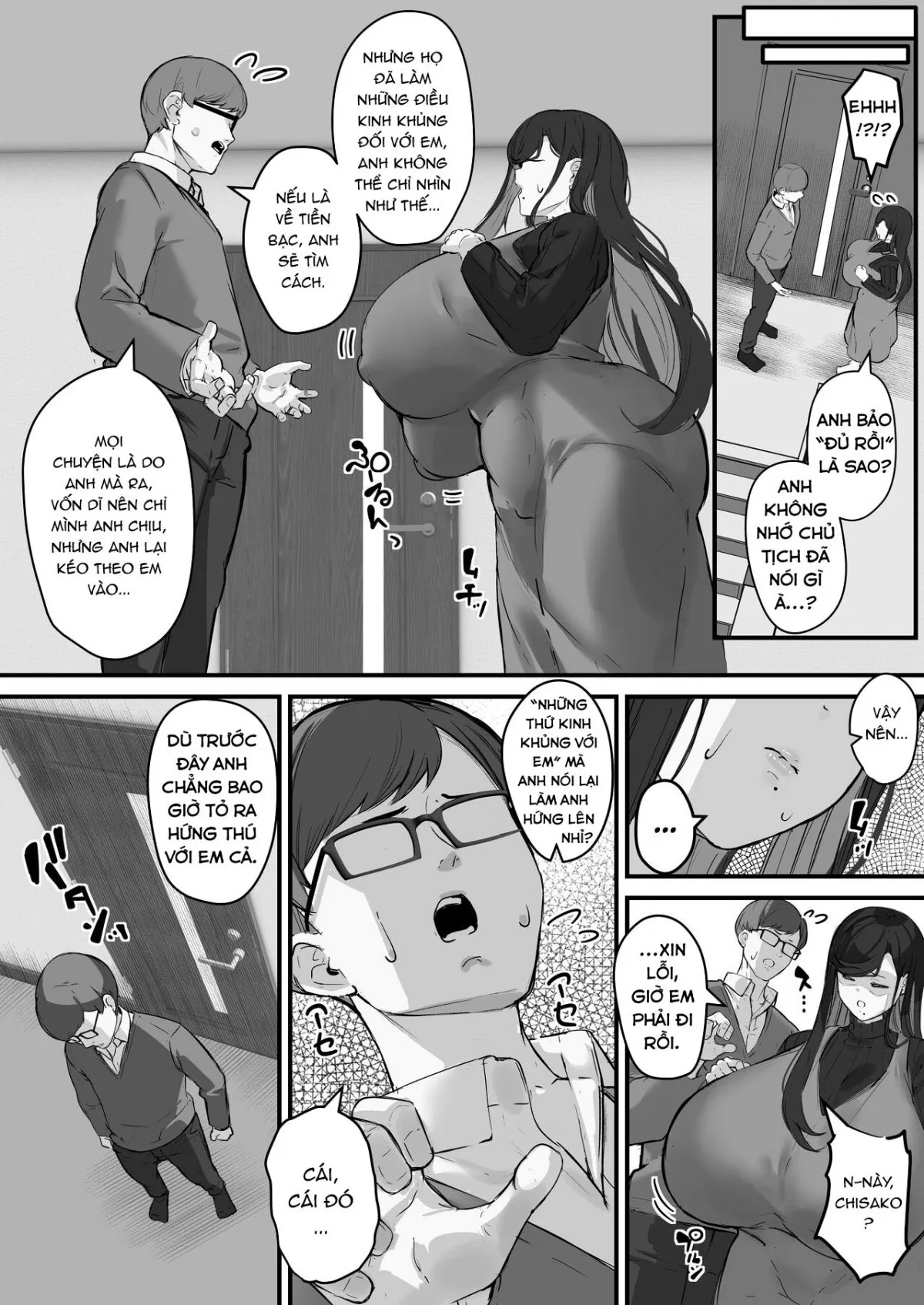 HentaiVN.net - Ảnh 42 - Vợ tôi làm cái bồn chứa tinh cho thằng ranh con dâm tặc [Tare Deka Chounyuu no Hitozuma wa Chibi Erogaki no Nikubenki, My Big Titted Sagging Wife Is The Meat Toilet Of A Pipsqueak Pervert Brat] - Oneshot