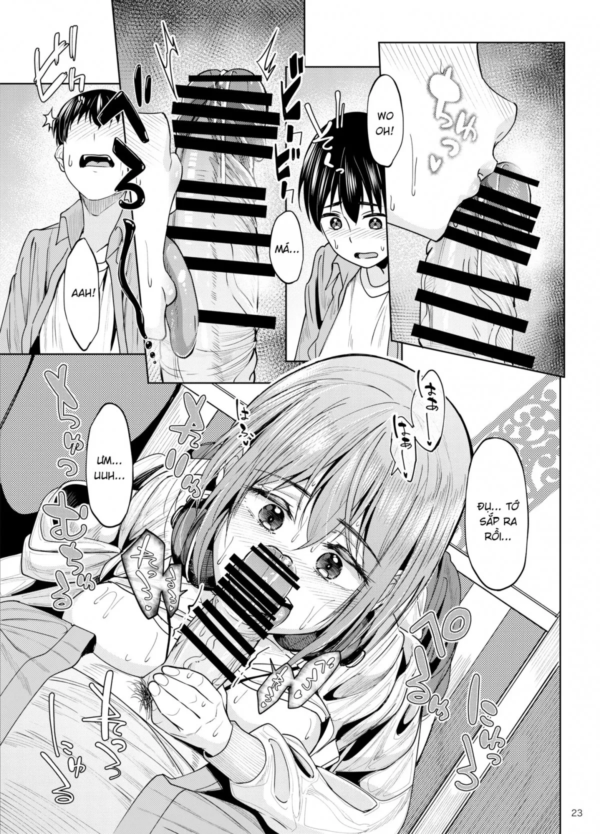 HentaiVN.net - Ảnh 24 - Speedrun bị ban 2: quán karaoke [Mankitsu-chu 2 Karaoke Hen] - Oneshot